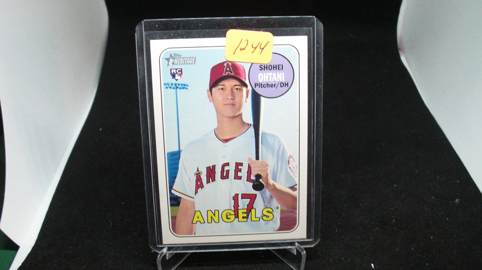 Shohei ohtani Topps heritage rookie card (1 of 1)