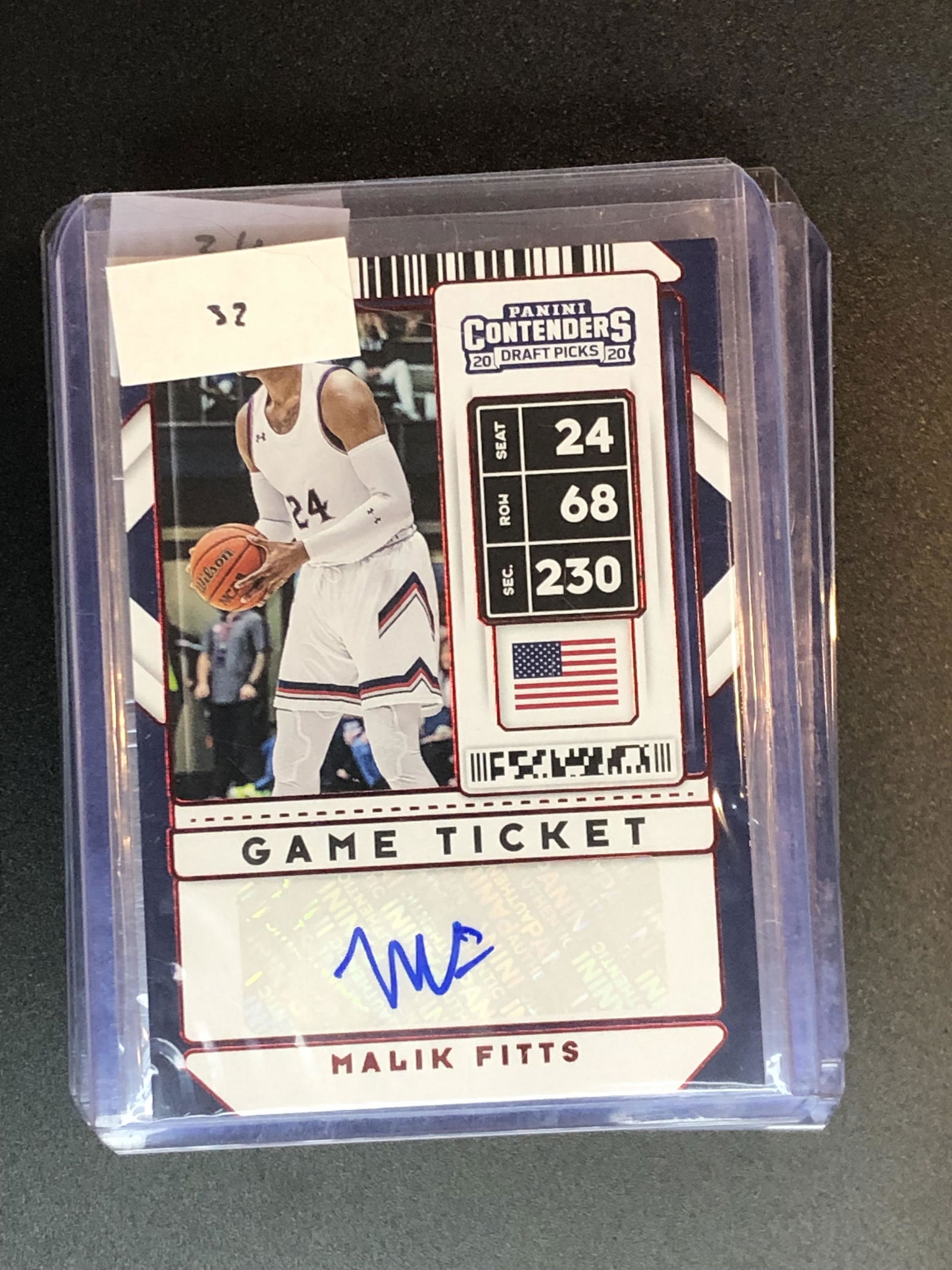Malik Fitts panini contender auto (1 of 1)