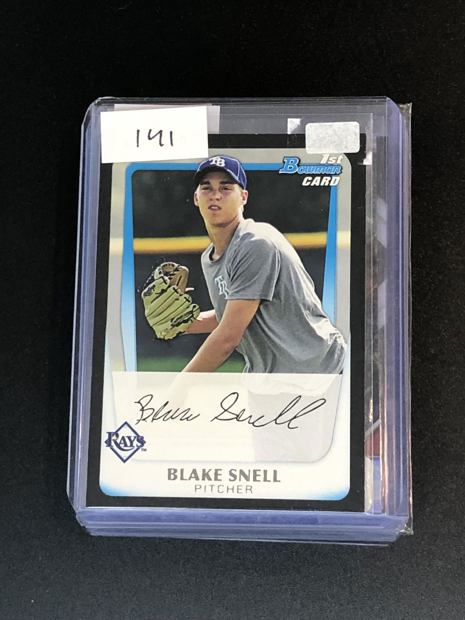 Blake Snell first bowman auto (1 of 1)