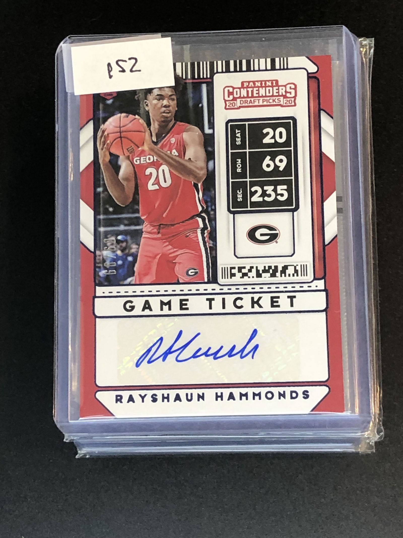 Rayshaun Hammonds panini contender auto (1 of 1)