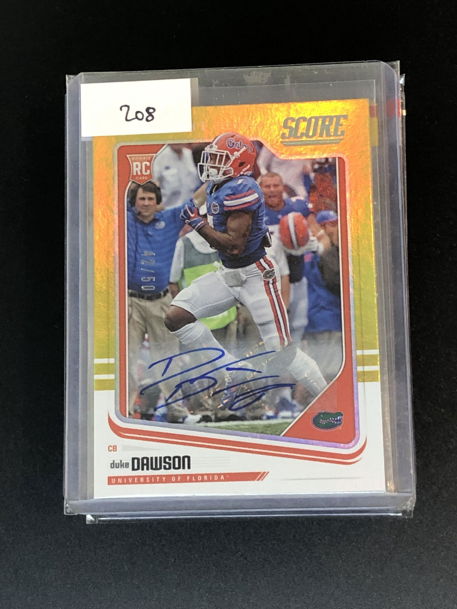 Duke Dawsonscore rookie 42/50 auto (1 of 1)