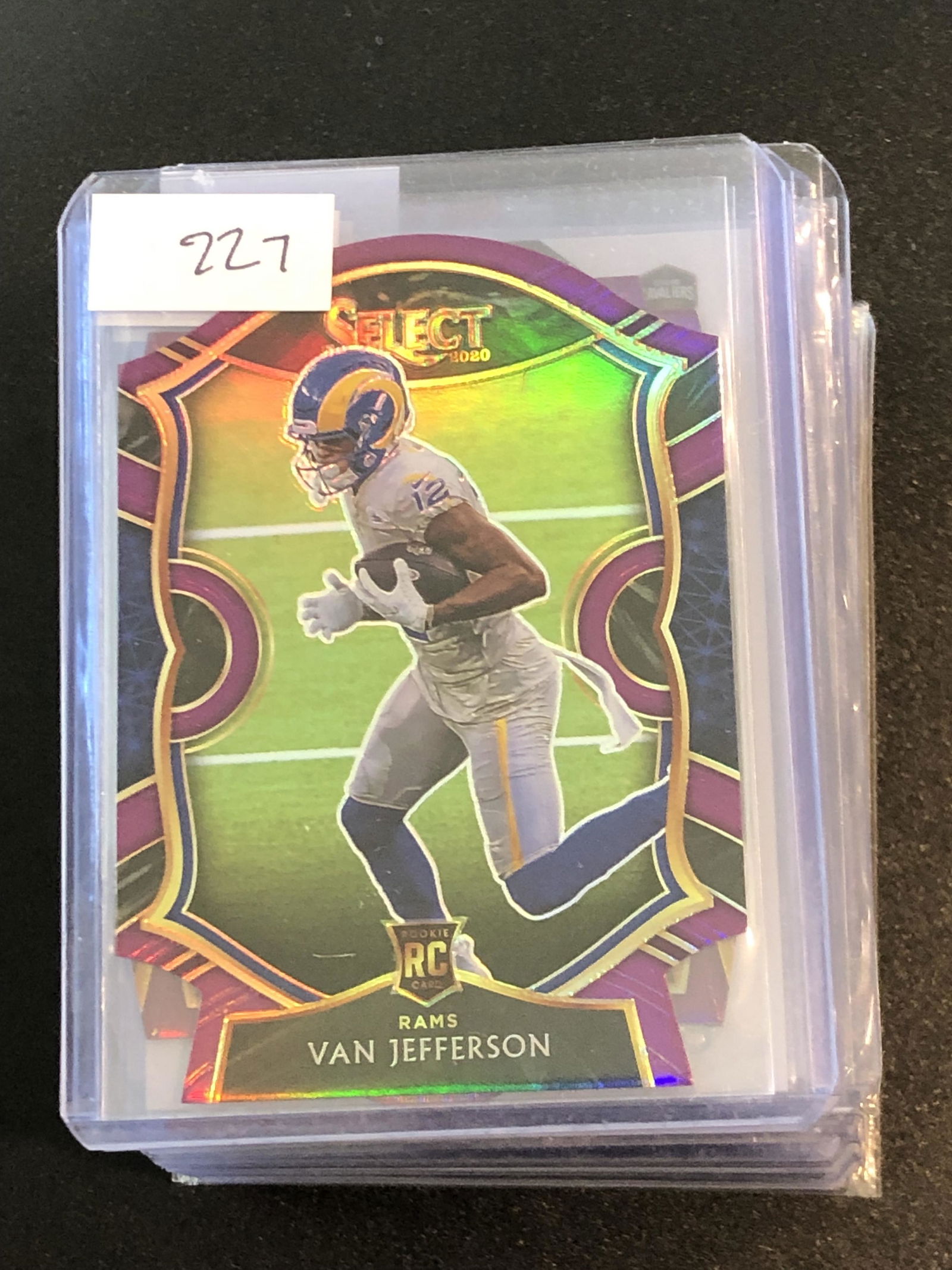 Van Jefferson panini select rookie (1 of 1)