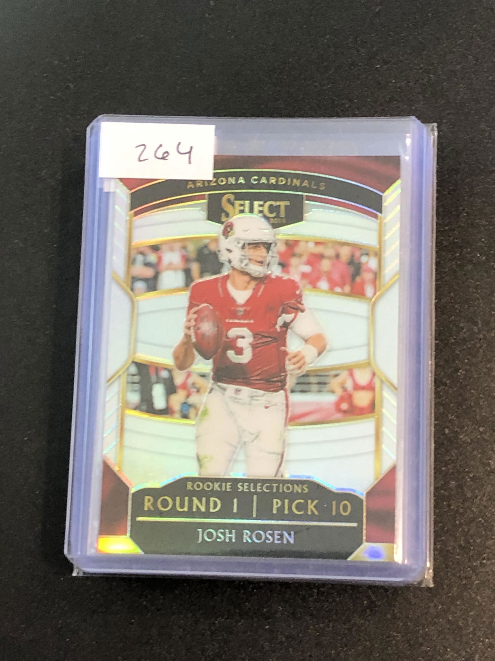 Josh Rosen panini select rookie holo (1 of 1)