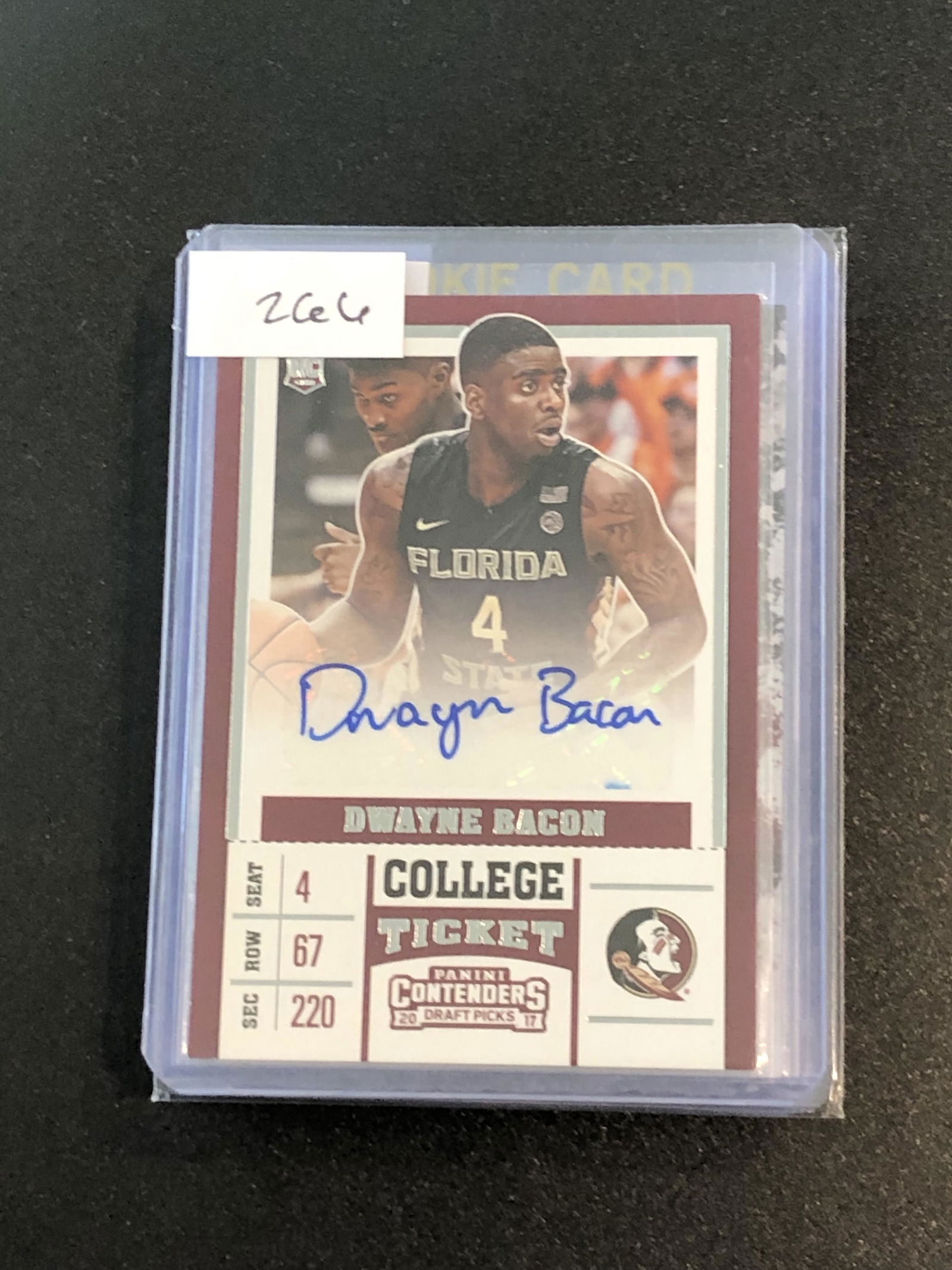 Dwayne Bacon panini contenders rookie auto (1 of 1)