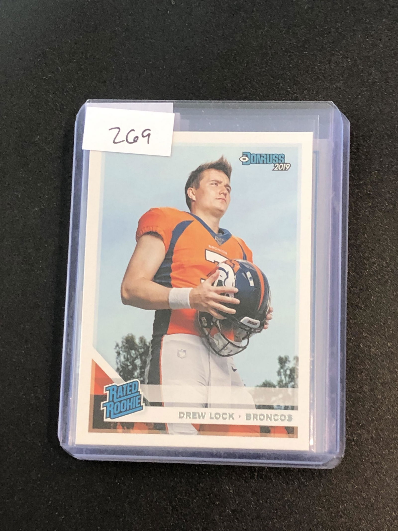 Drew Lock donruss rated rookie (1 of 1)