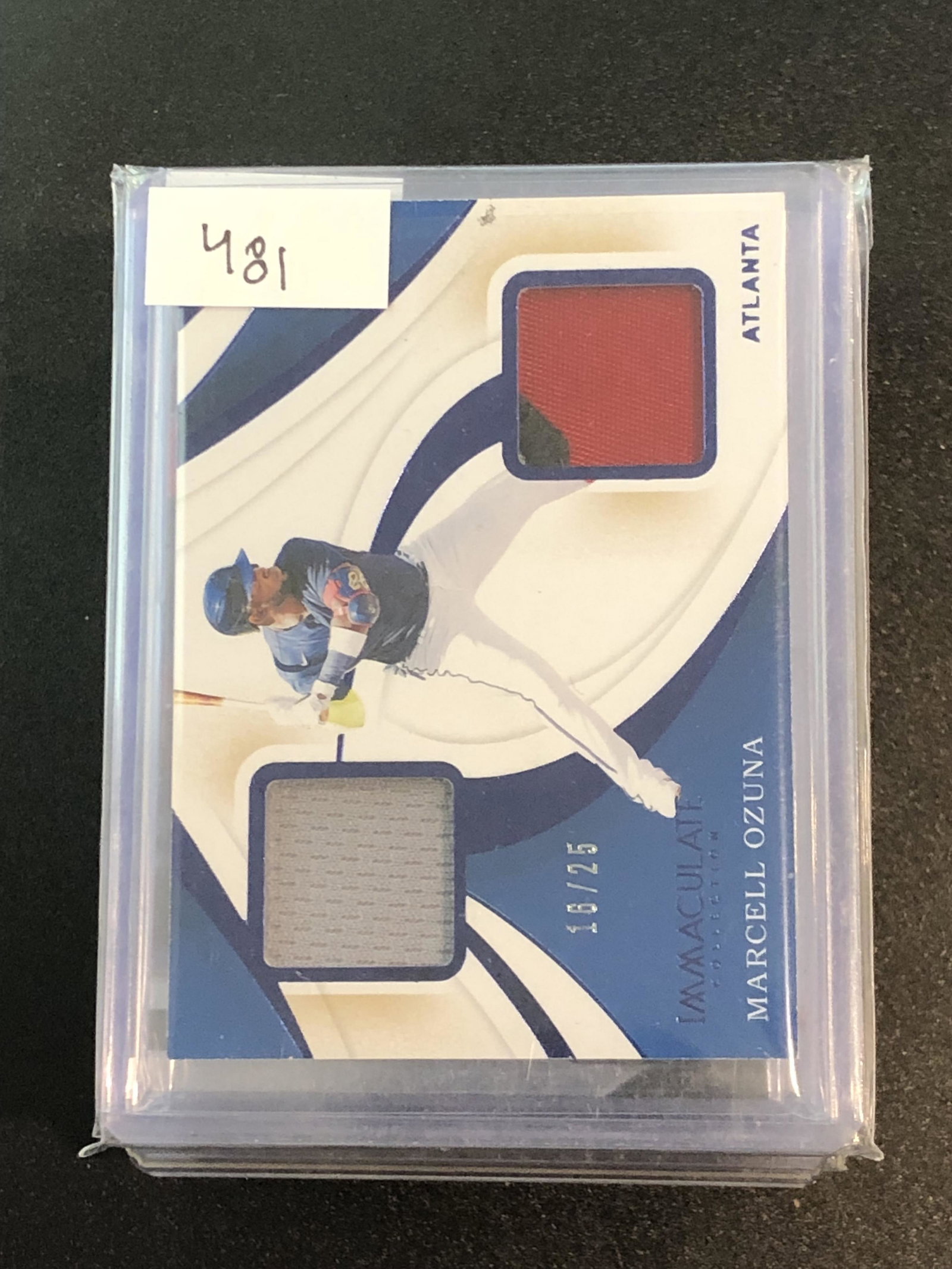 Marcel Ozuna relic 16/25: Marcel Ozuna relic 16/25