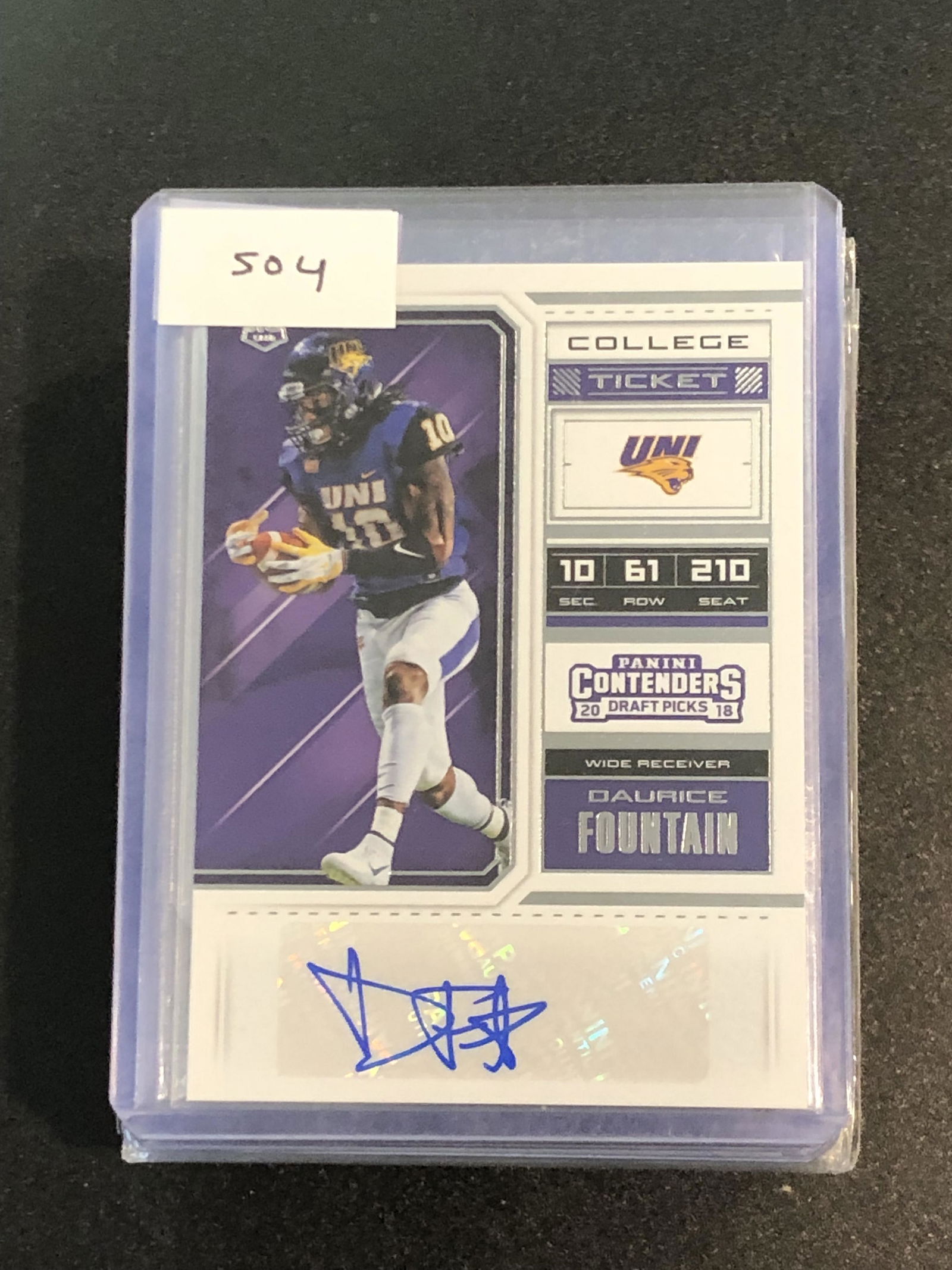 Daurice Fountain rookie auto (1 of 1)