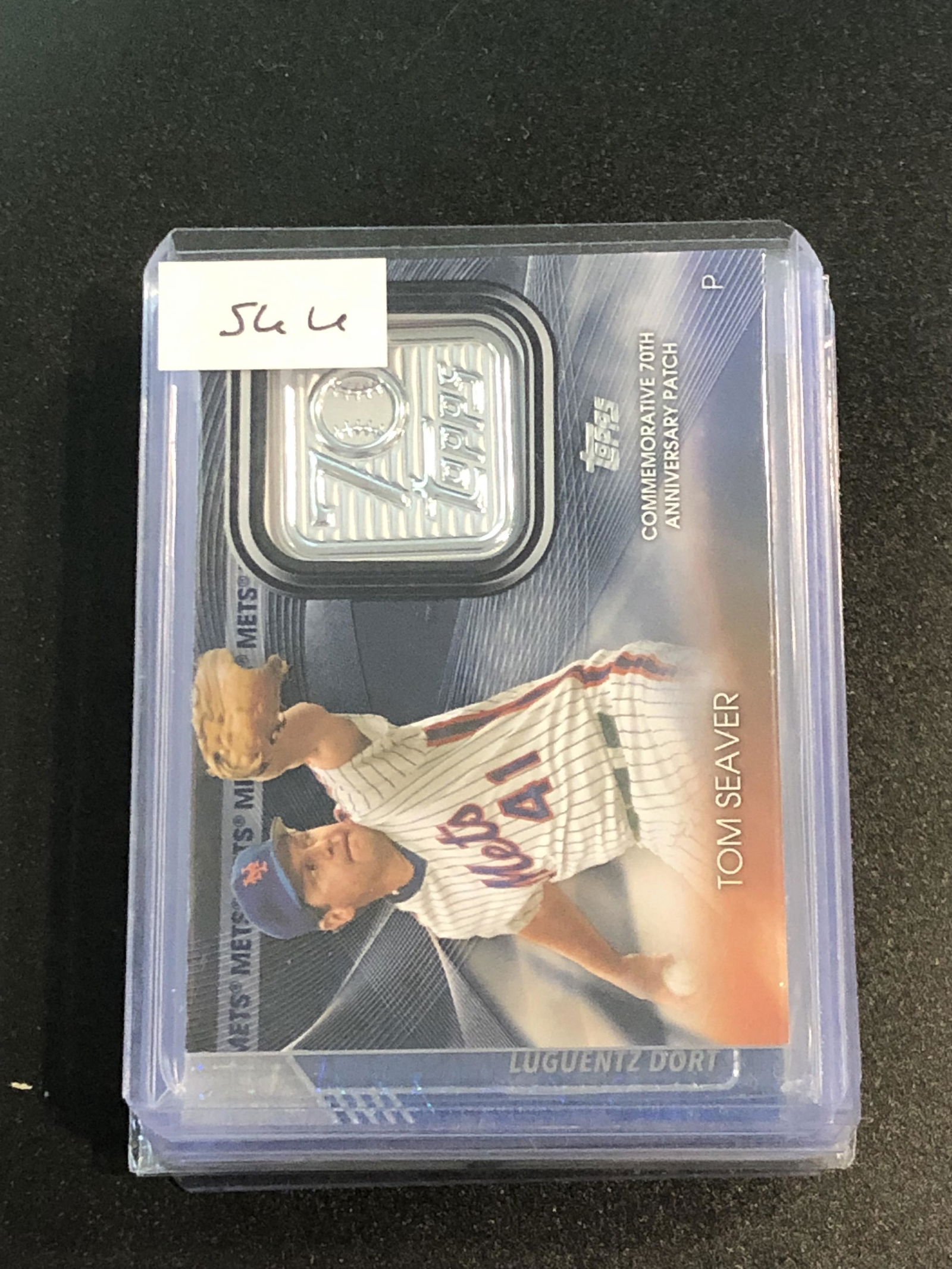 Tom Seaver topps 70th anniversary patch (1 of 1)