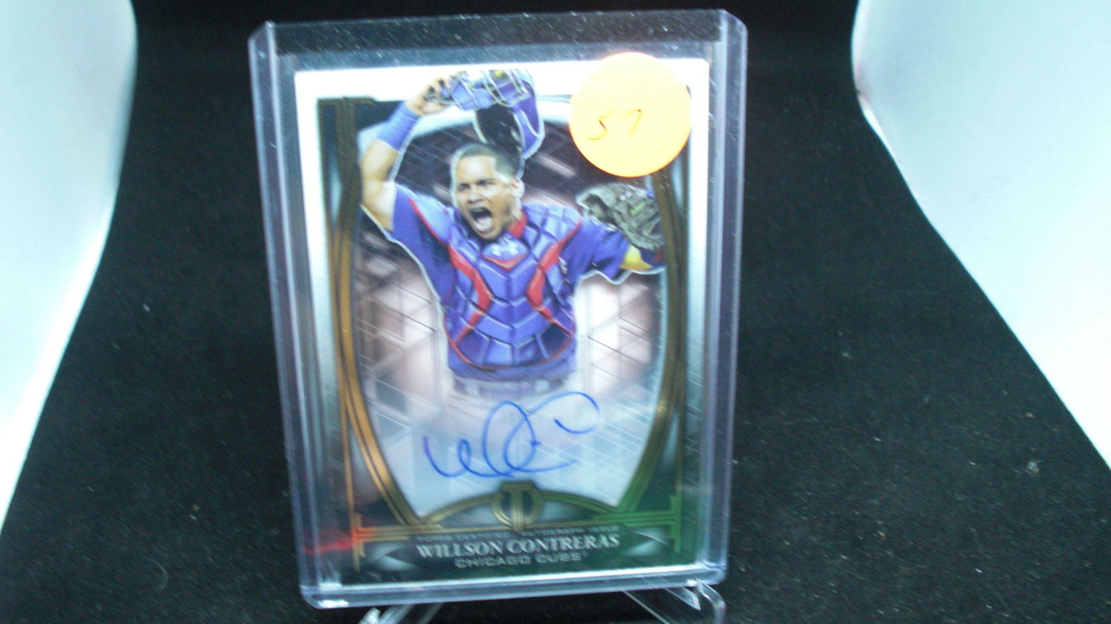 wilson contreas topps tribute autographed card (1 of 1)