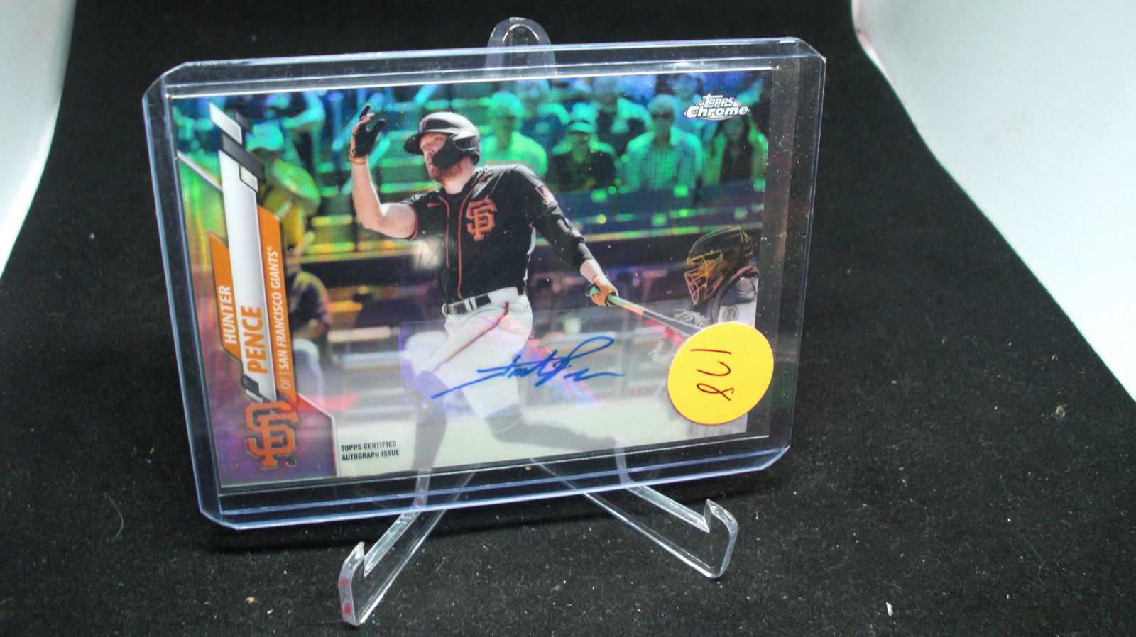 Hunter Pence silver refractor auto (1 of 1)