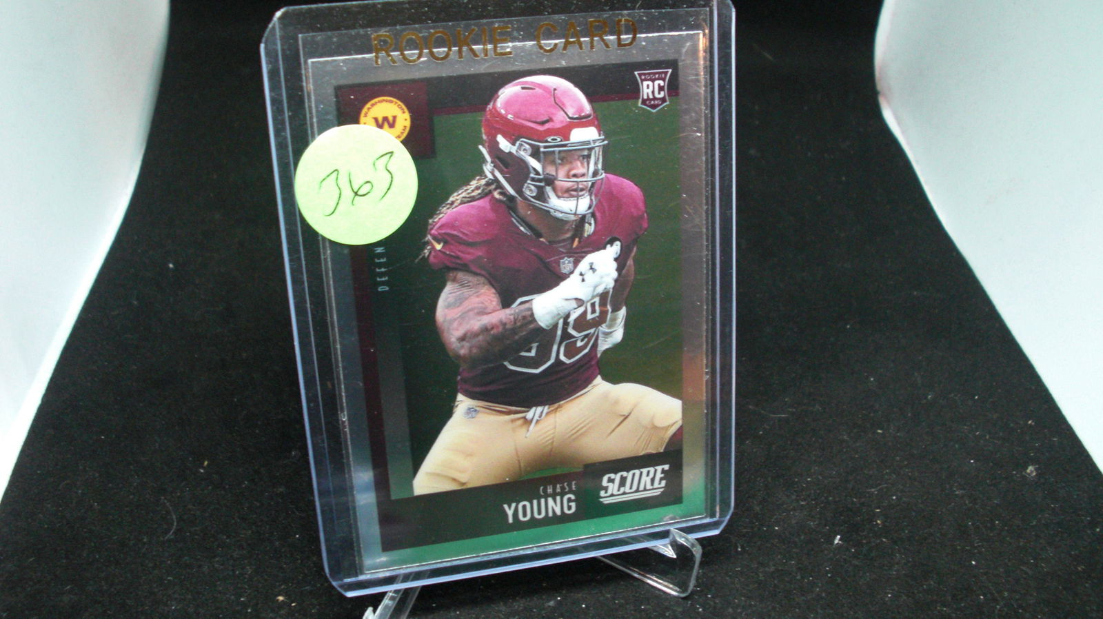 chase young rookie card (1 of 1)