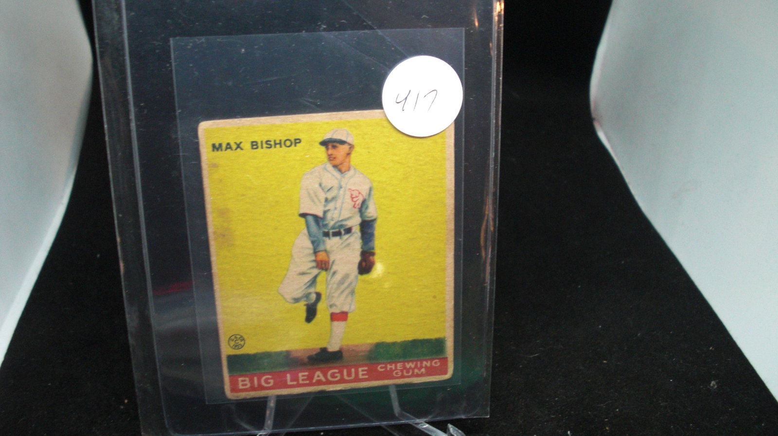 Max Bishop Goudey gum company: in top loader