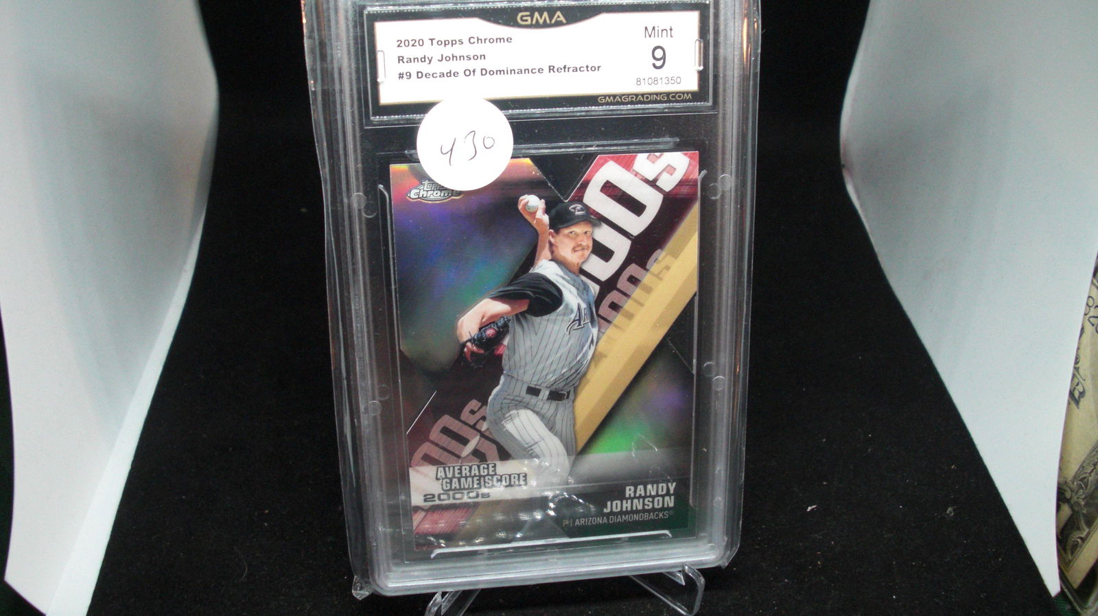 GMA graded Randy Johnson die cut card (1 of 1)