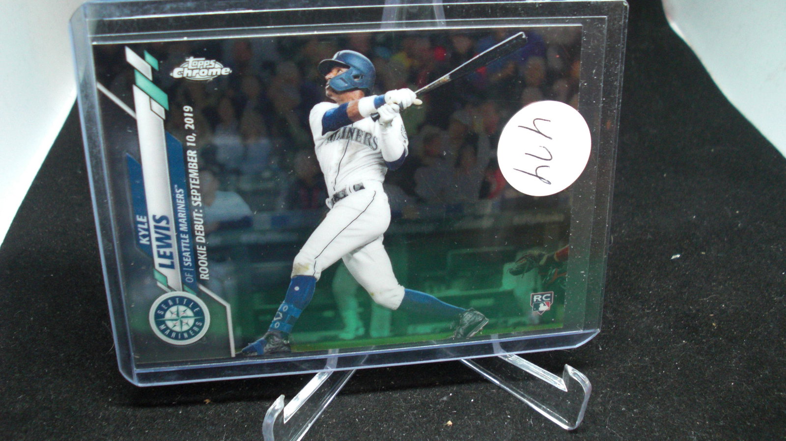 Kyle Lewis Topps Chrome rookie card (1 of 1)