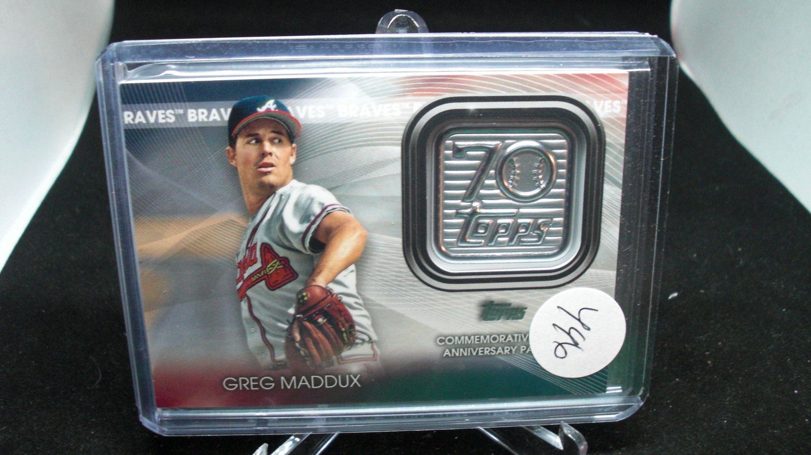 greg maddux topps 70th anniversay relic (1 of 1)