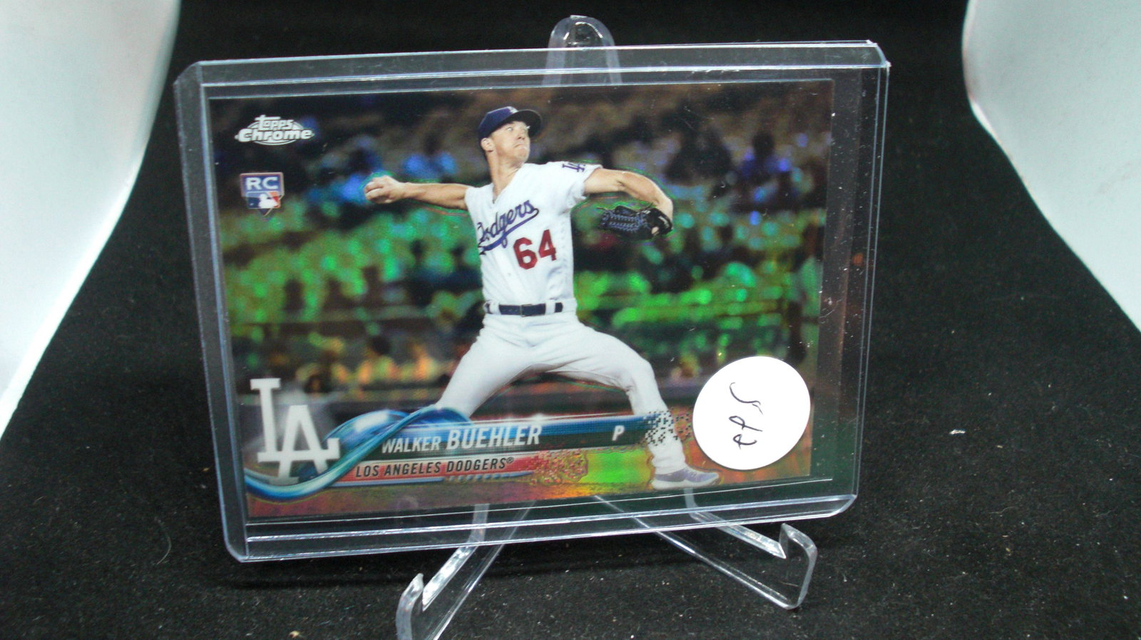 Walker buehler Topps Chrome silver refractor rookie + (1 of 1)