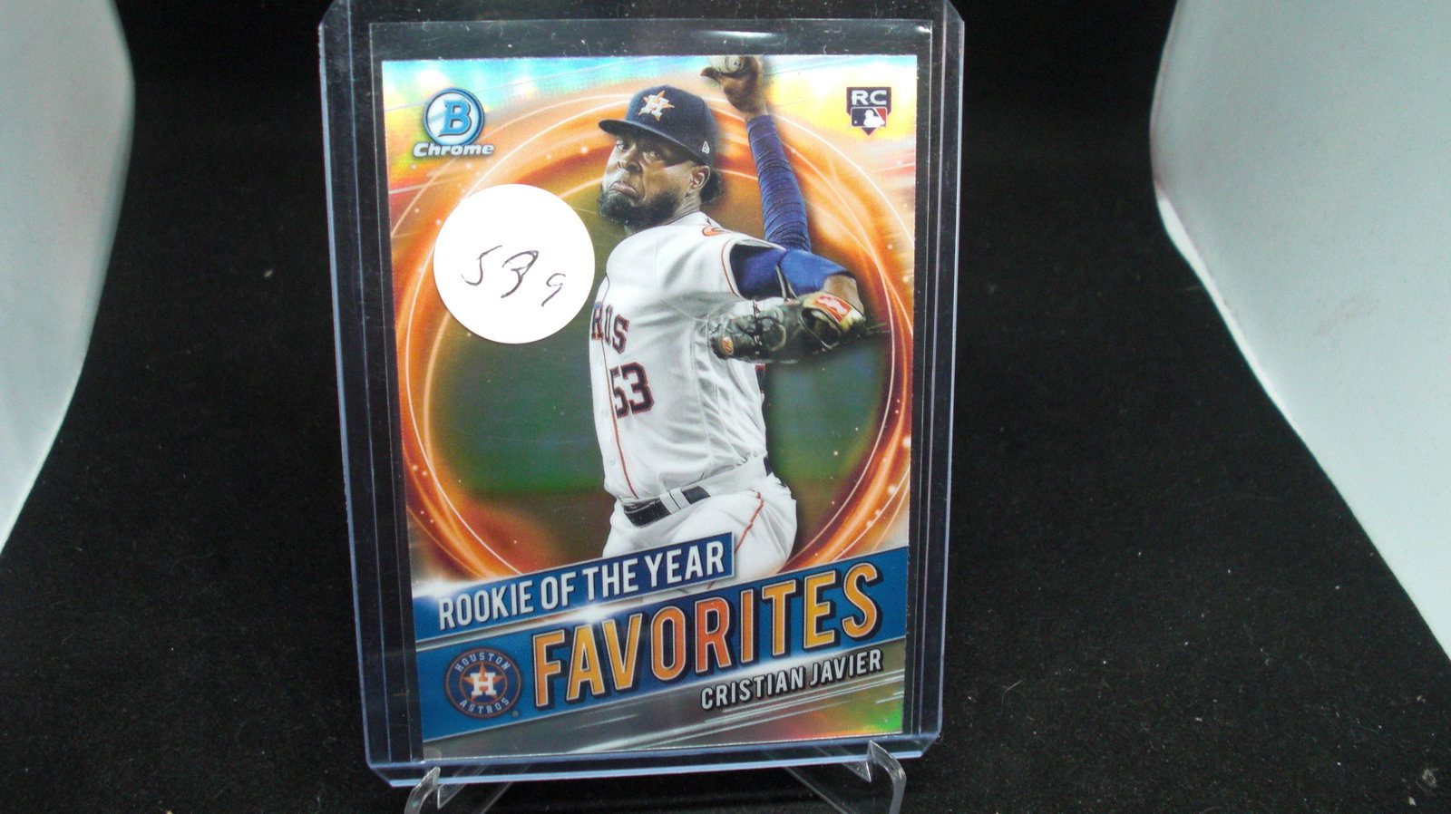 Christian Javier rookie card (1 of 1)