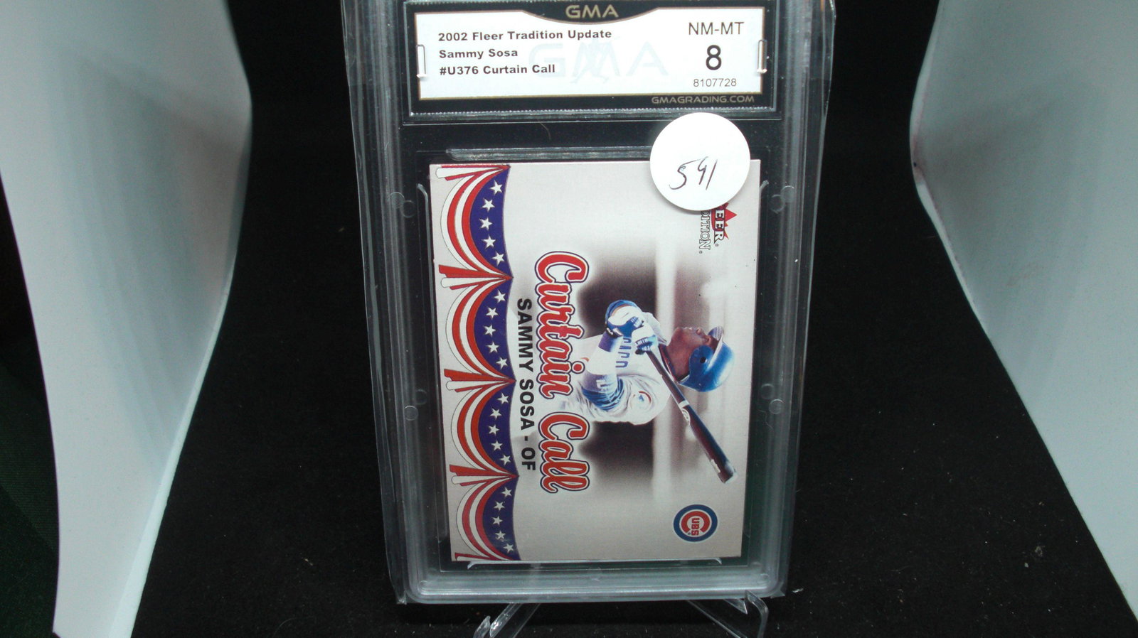 GMA grated Sammy Sosa curtain call mint 8 (1 of 1)