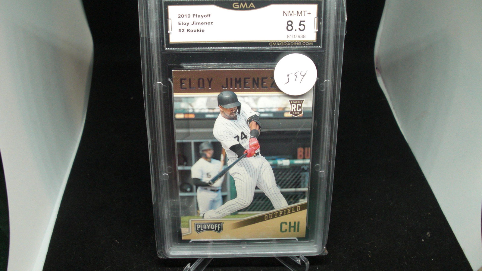 GMA graded and eloy Jimenez rookie card mint 8.5 (1 of 1)
