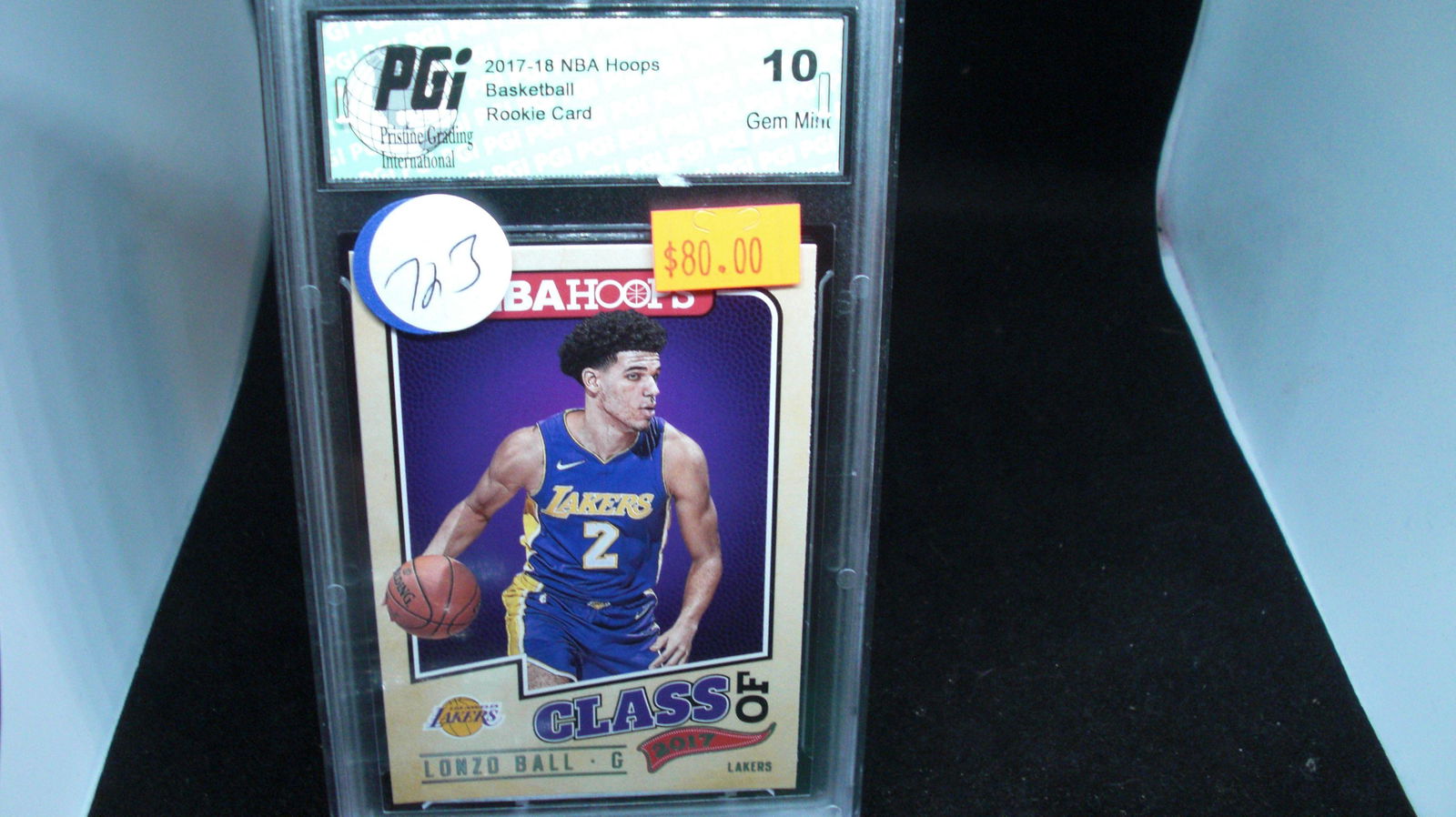 PGI graded lonzo ball rookie card mint 10 (1 of 1)