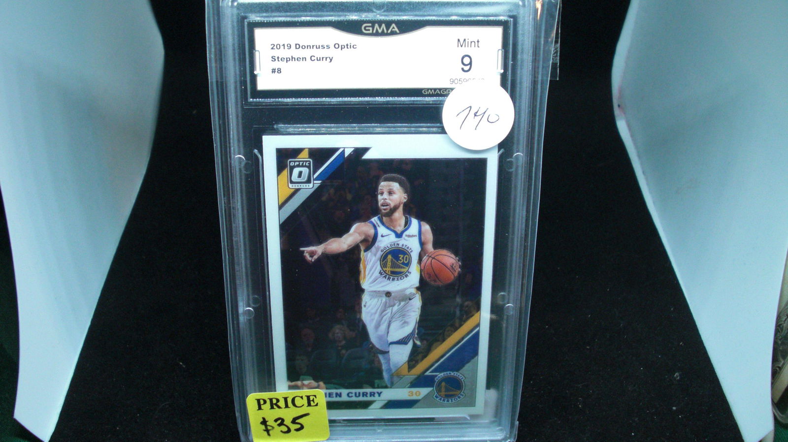 gma graded stepon curry optic card mint 9 (1 of 1)