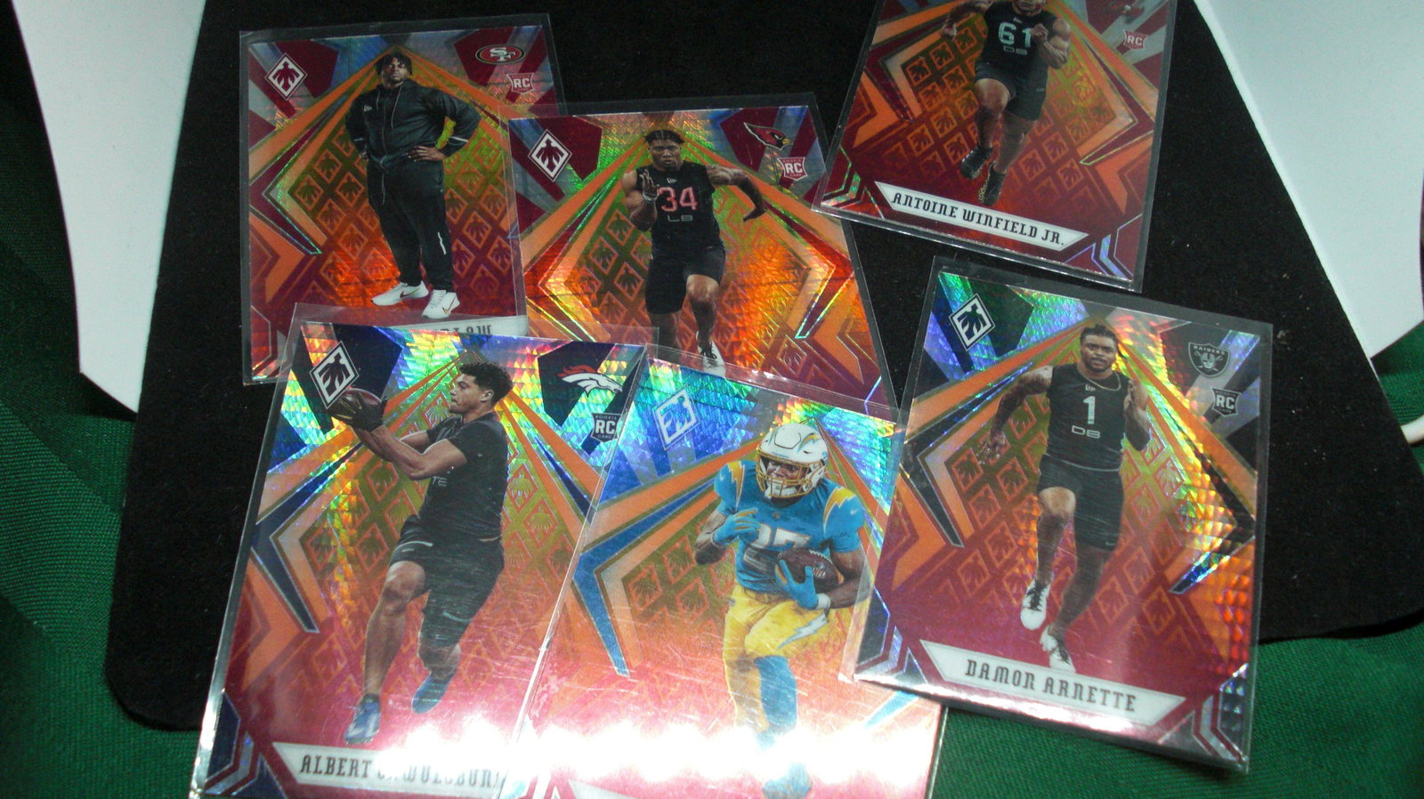 Lot of 6 2016 phoenix football rookie cards (1 of 1)