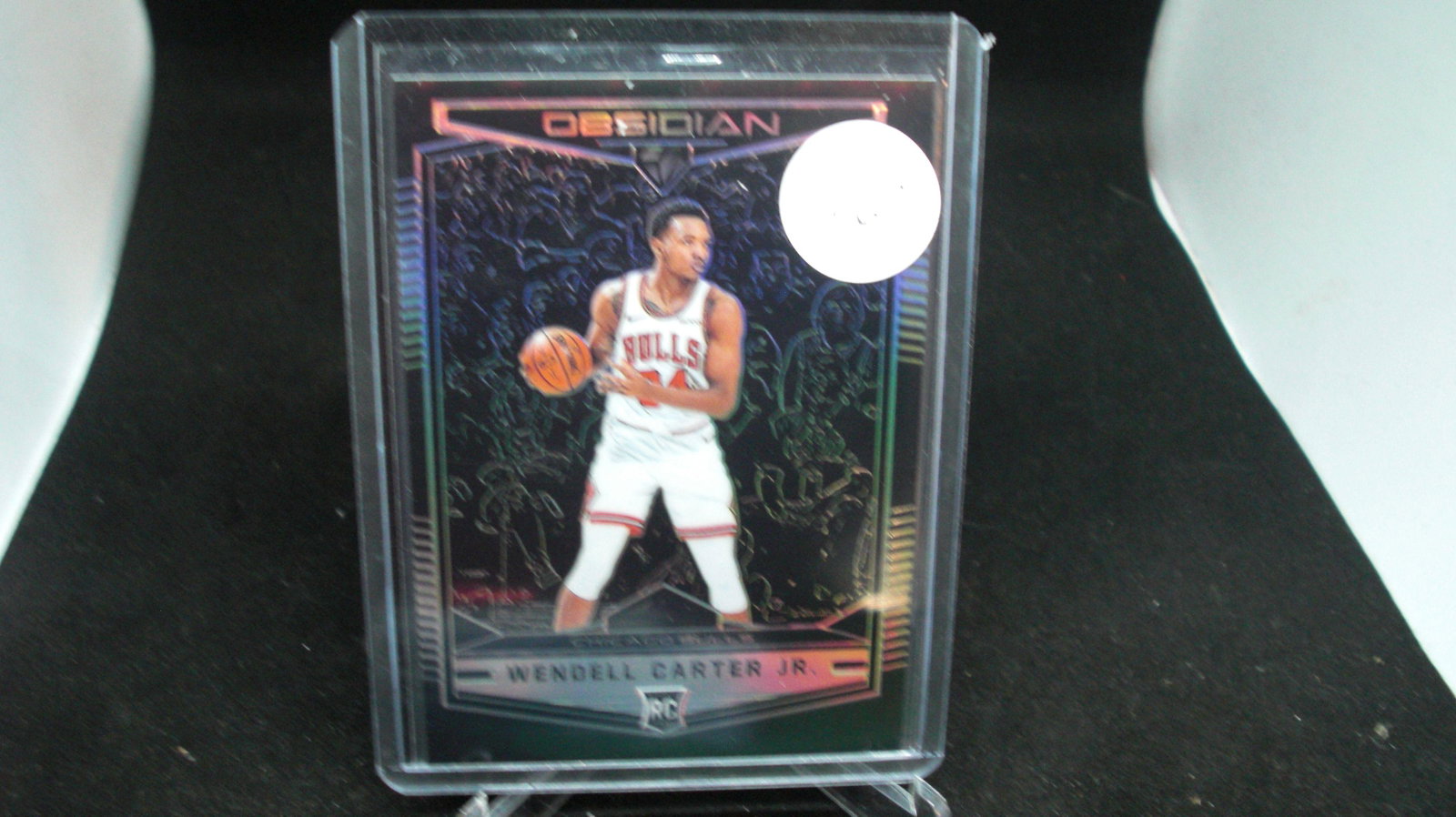 Wendell Carter junior Obsidian rookie card: in top loader