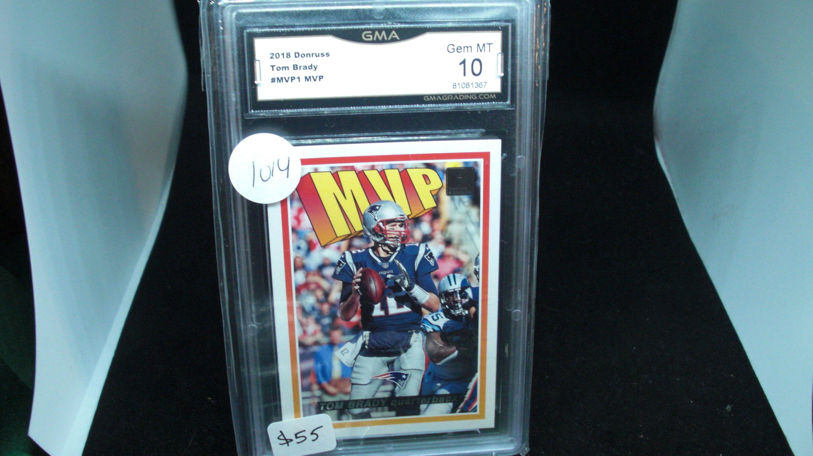 GMA graded gem mint Tom Brady MVP mint 10 (1 of 1)