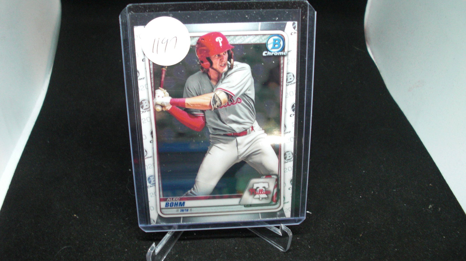 Alec bohm rookie card (1 of 1)