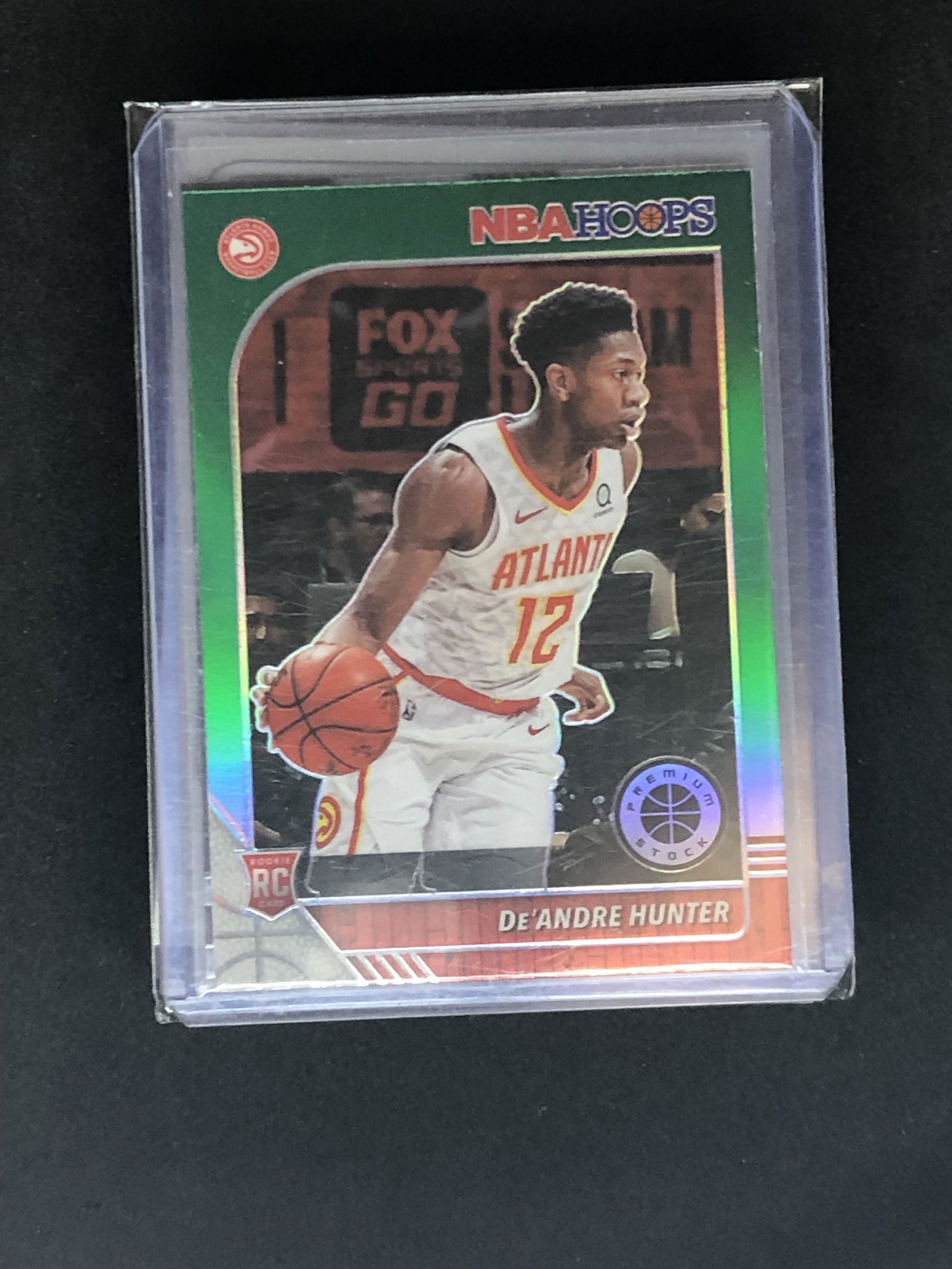 De'Andre Hunter NBA Hoops Green Rookie (1 of 1)
