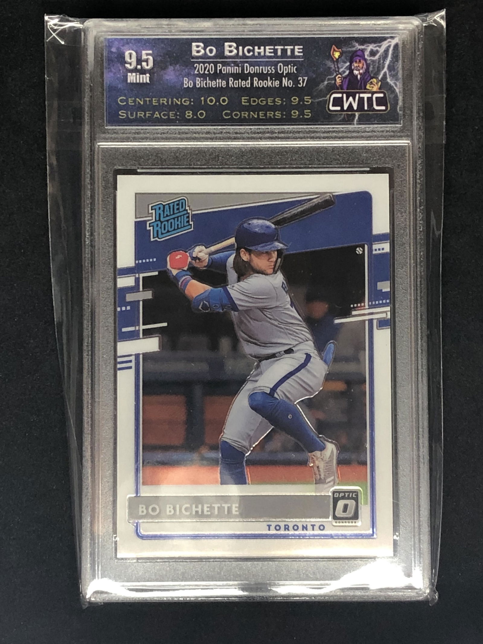 Bo Bichette Panini Donruss Optic Rated Rookie CWTC 9.5 (1 of 1)
