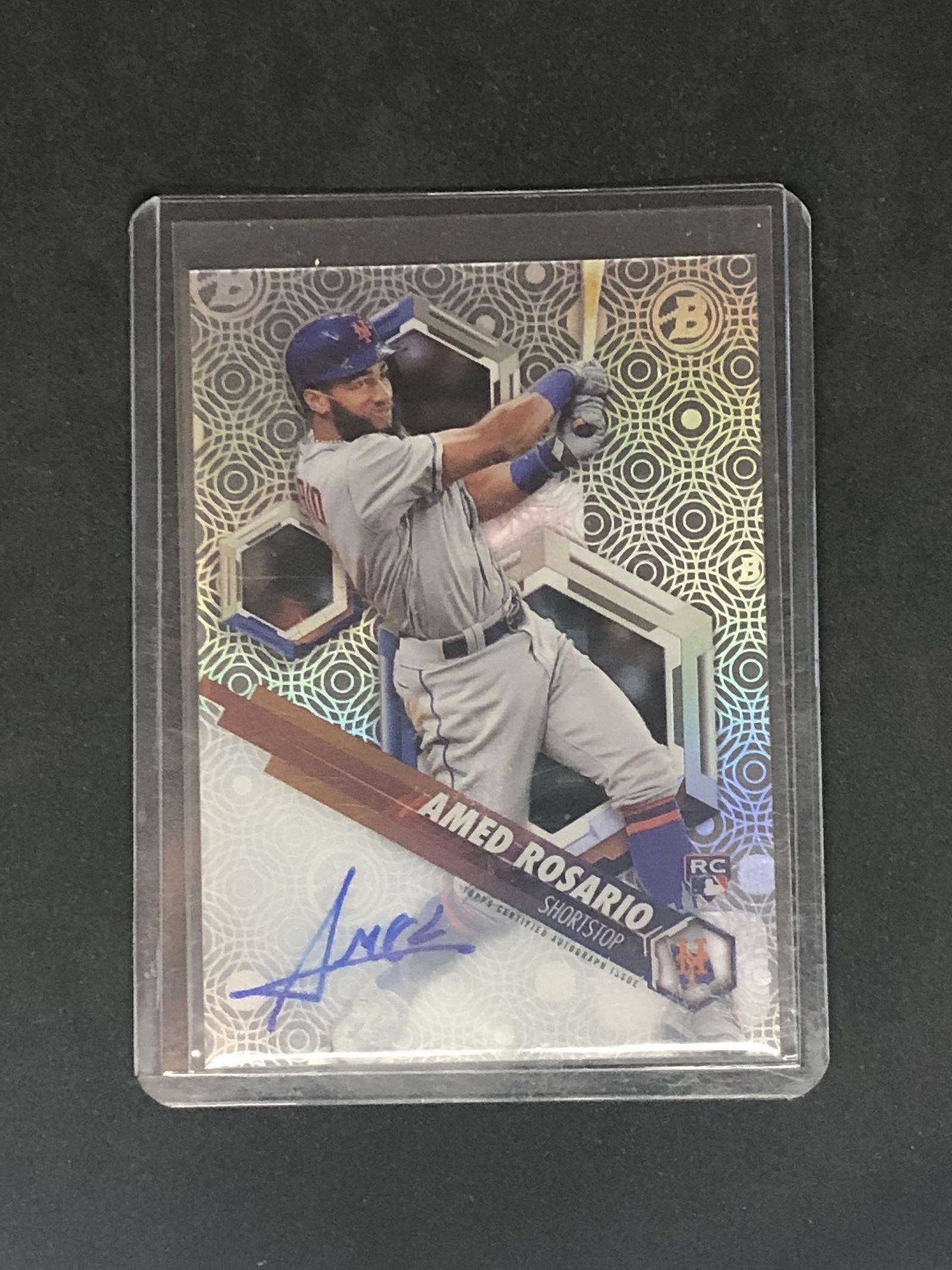 Amed Rosario Bowman Rookie Auto (1 of 1)