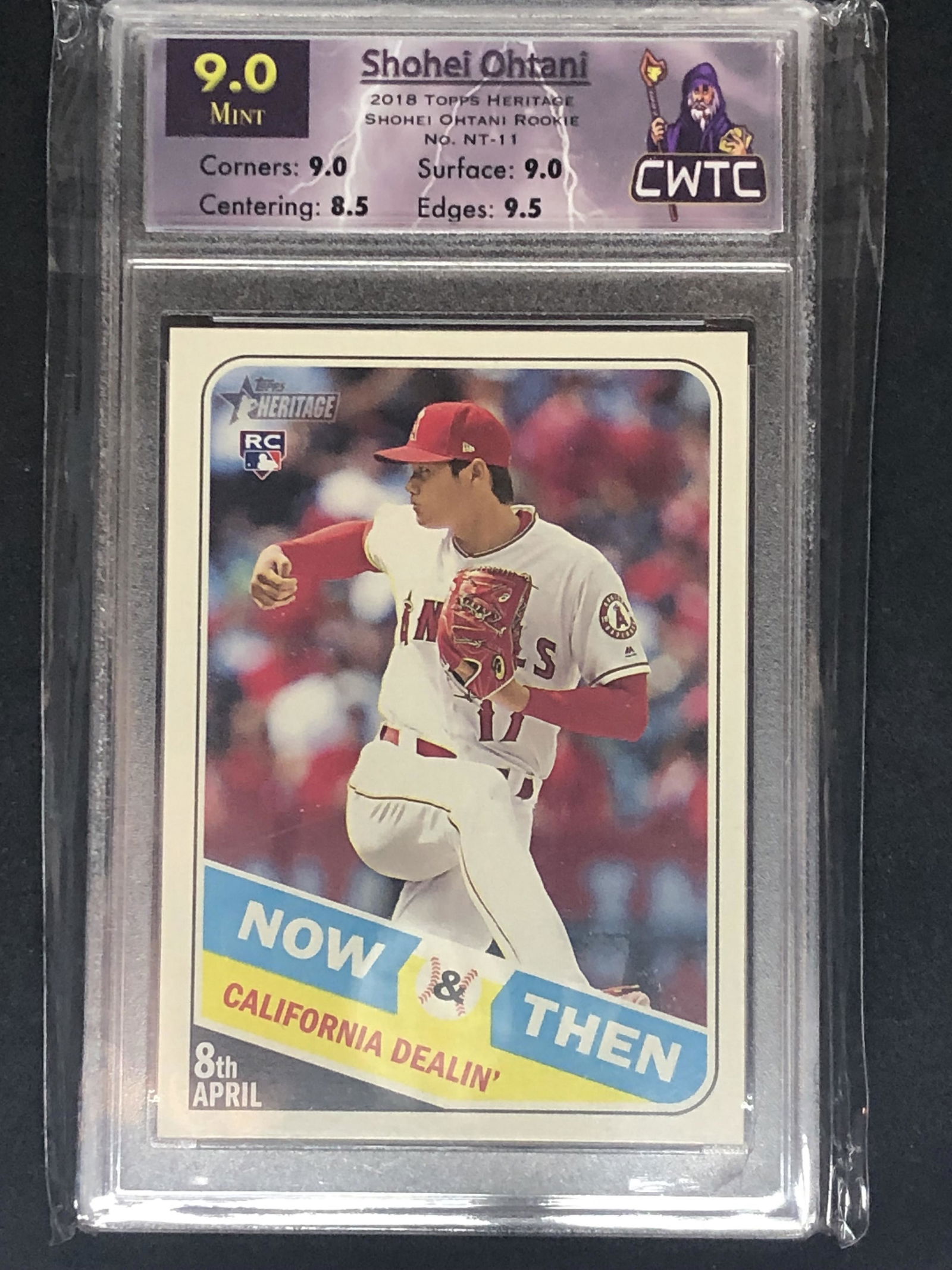 Shohei Ohtani Topps Heritage Rookie CWTC 9 (1 of 1)
