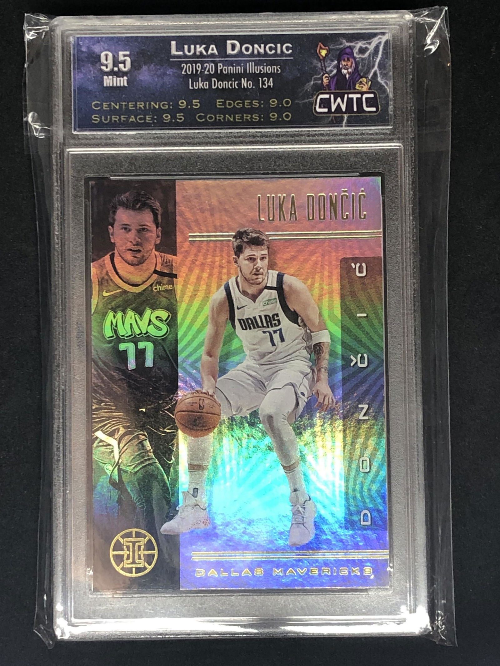 Luka Doncic Panini Illusions CWTC 9.5 (1 of 1)