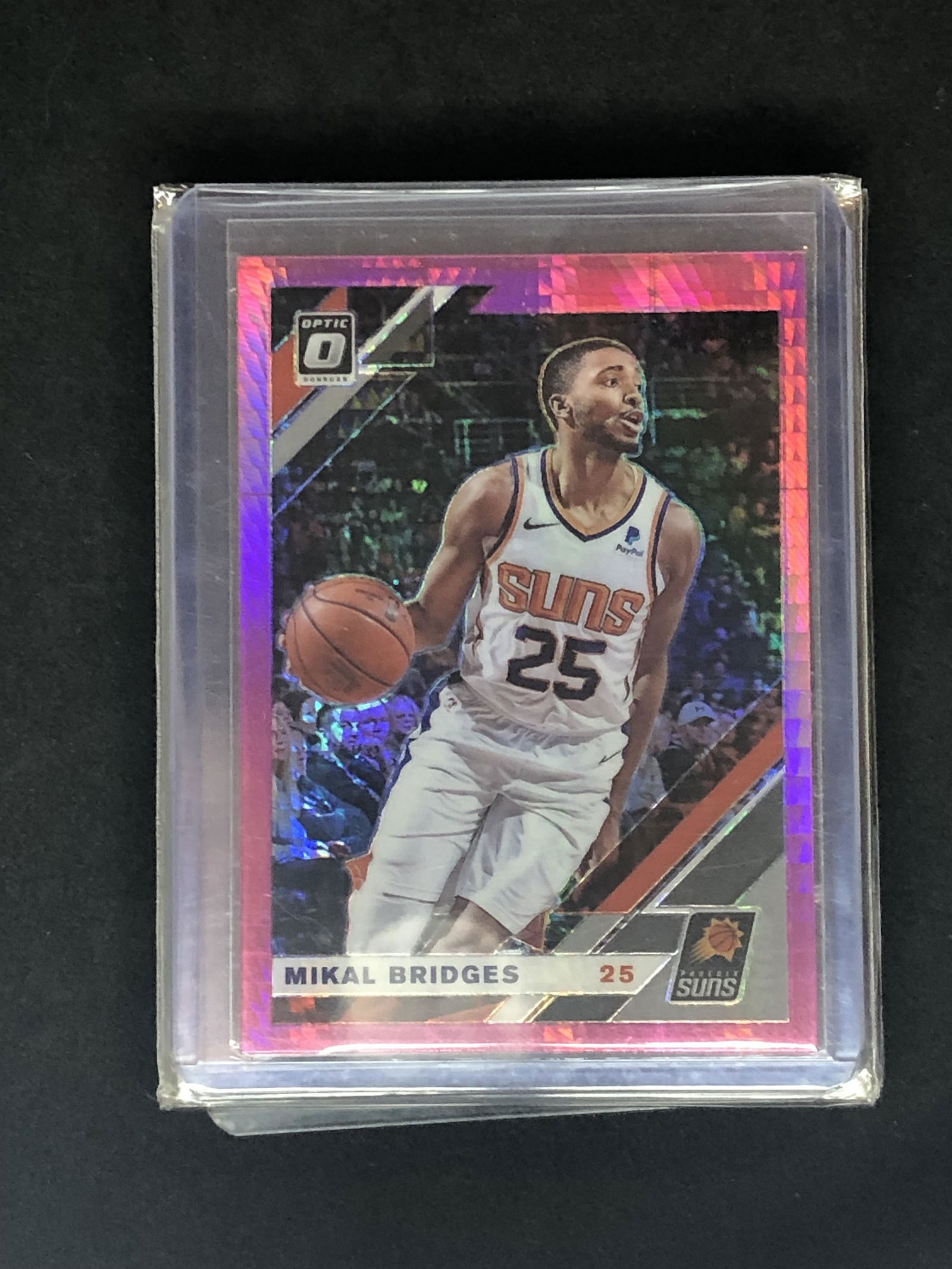 Mikal Bridges Panini Donruss Optic Pink (1 of 1)