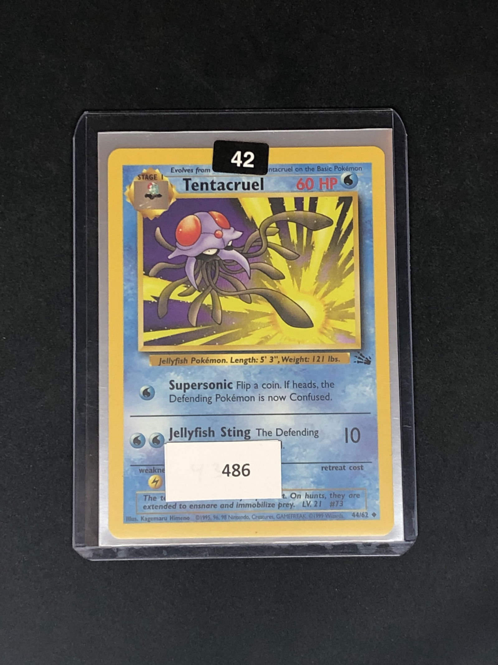 Tentacruel Fossil Set: Pokemon Card