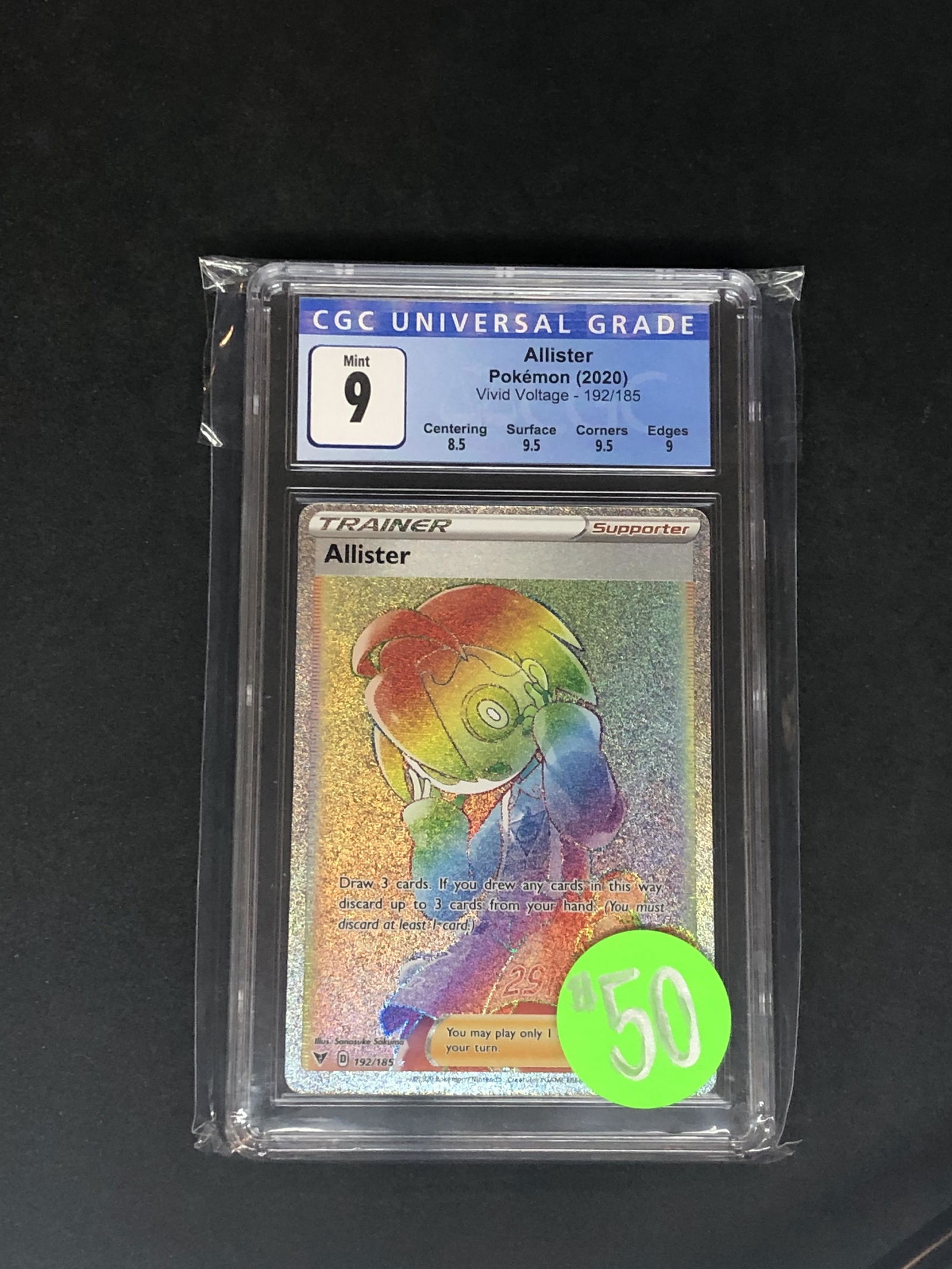 Allister Rainbow Rare CGC 9 (1 of 1)