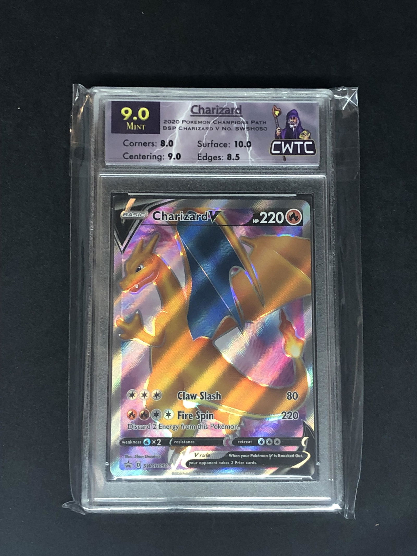 Charizard V Black Star Promo CWTC 9 (1 of 1)