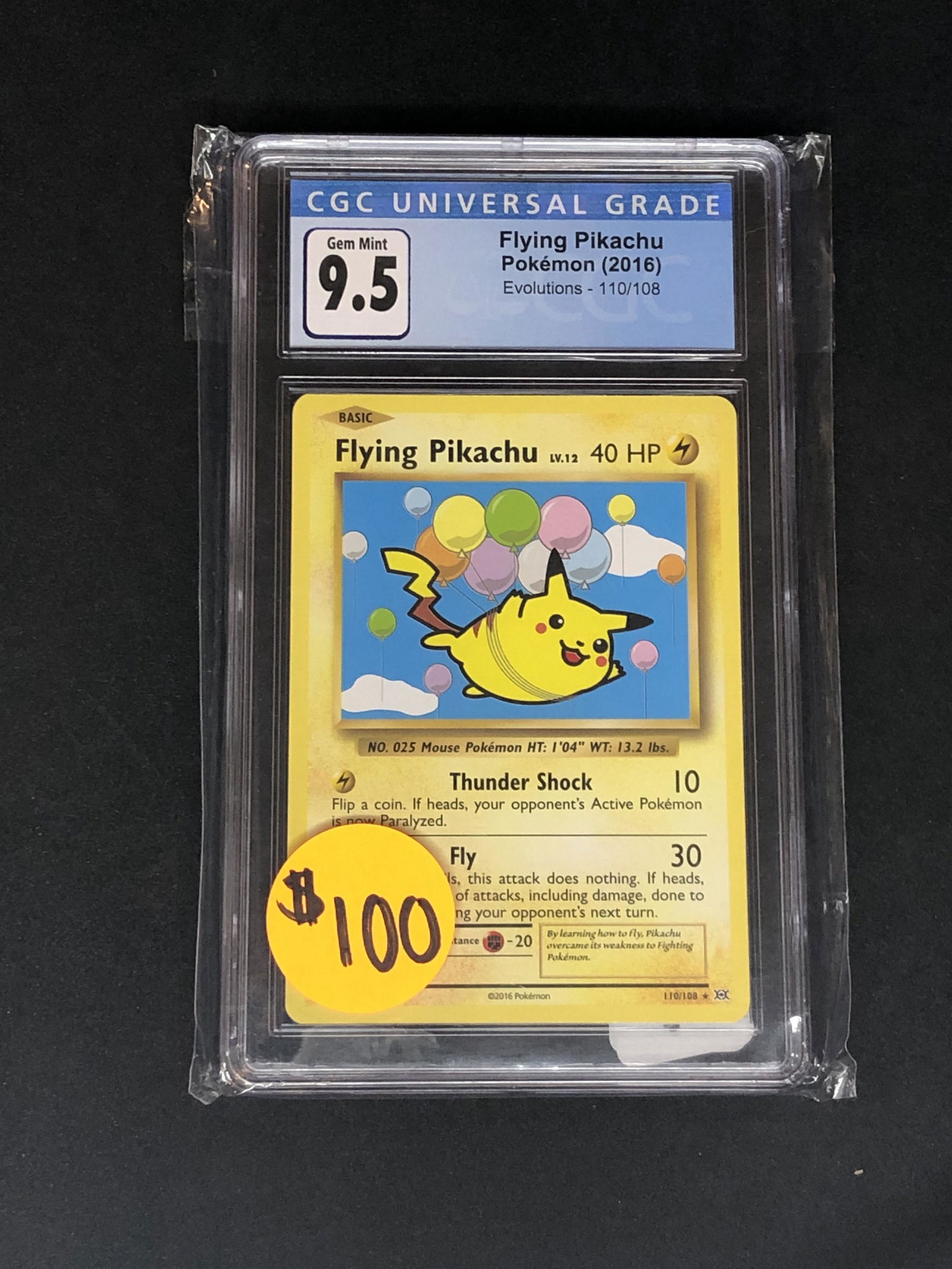 Flying Pikachu CGC 9.5 (1 of 1)