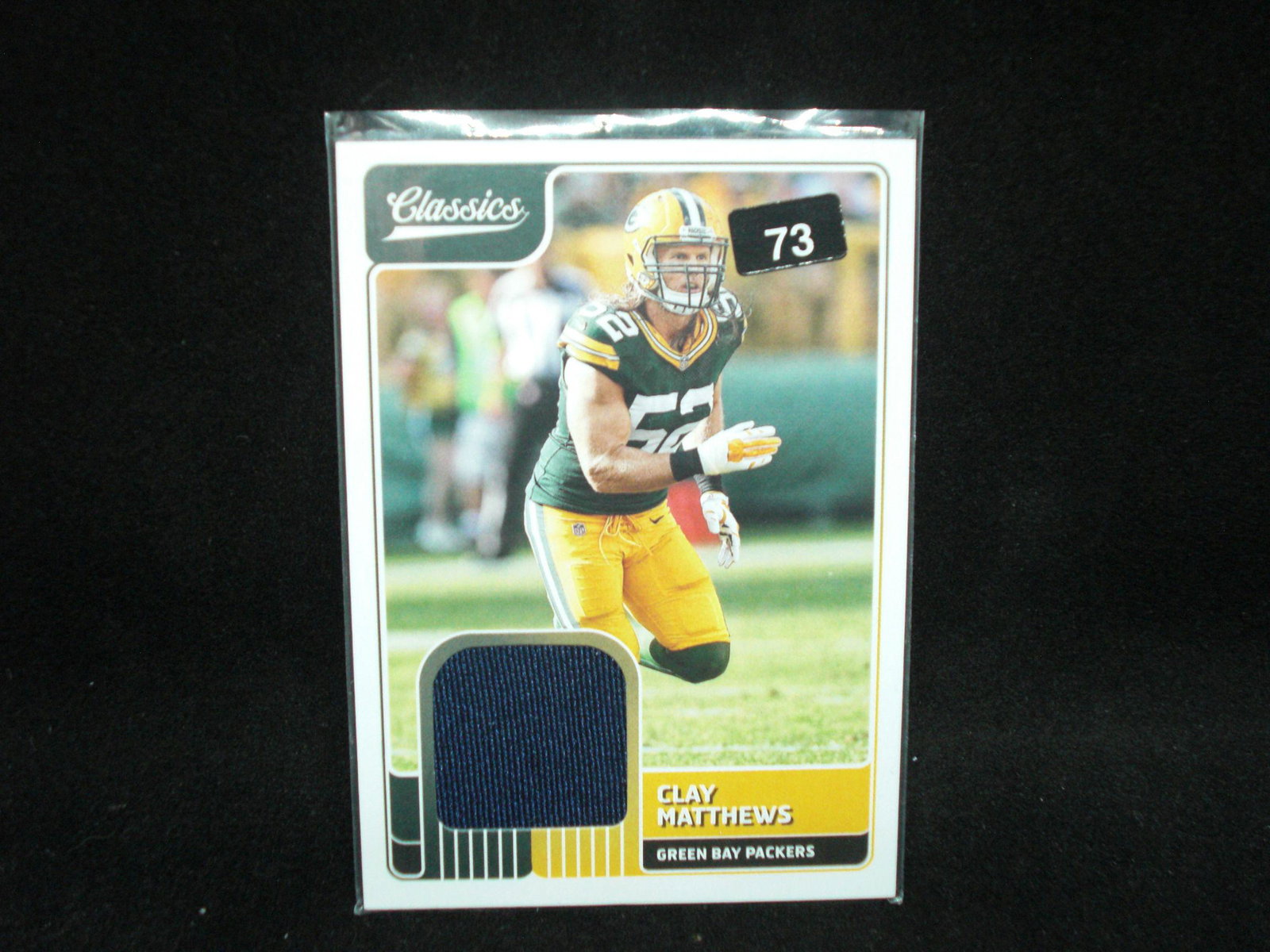 Clay Matthews Packers jersey card (1 of 1)