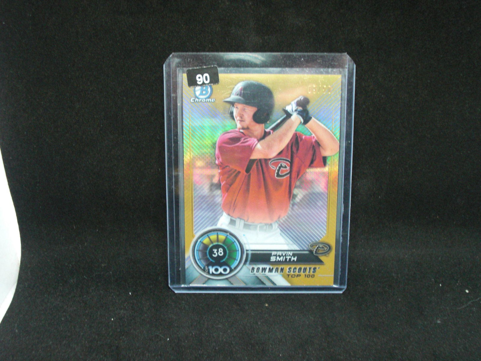 pavin Smith Bowman Chrome gold 19/50 (1 of 1)