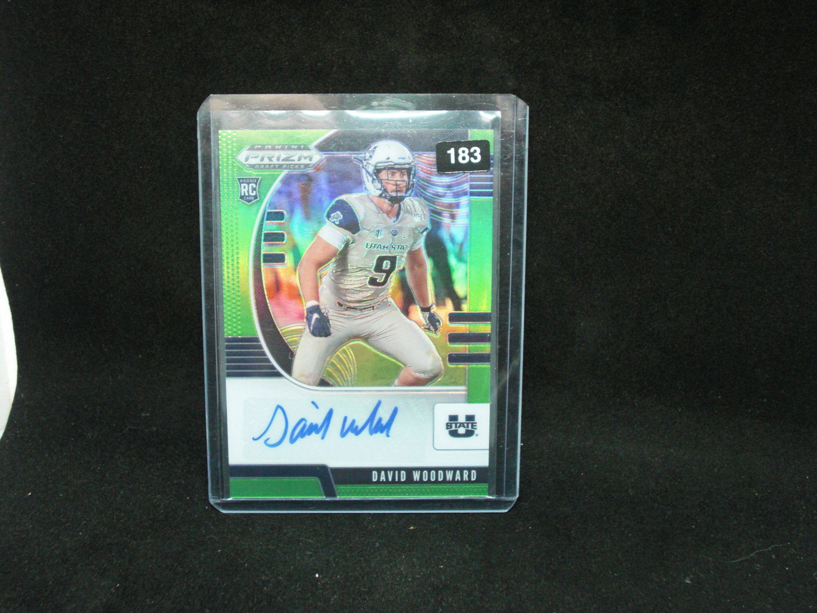 David Woodward lime green prizm rookie auto 22 of 125 (1 of 1)