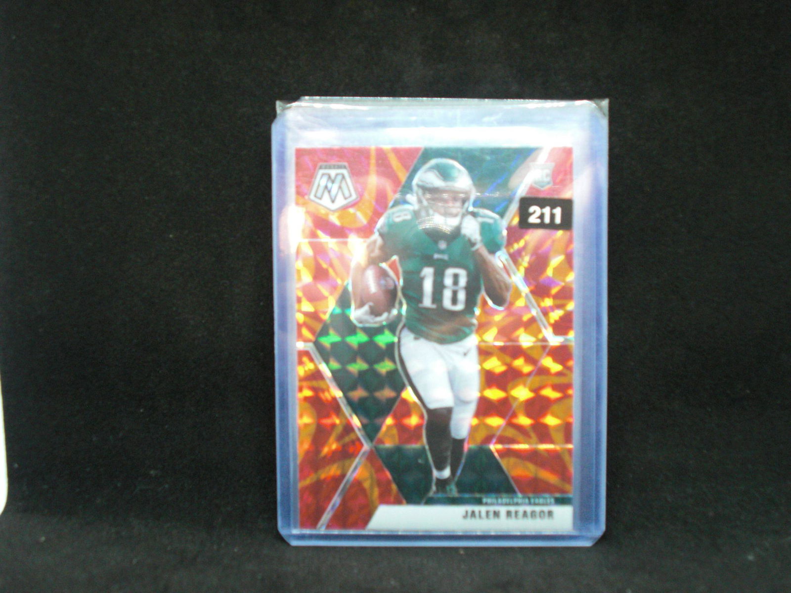 Jalen reagor orange reactive mosaic rookie (1 of 1)