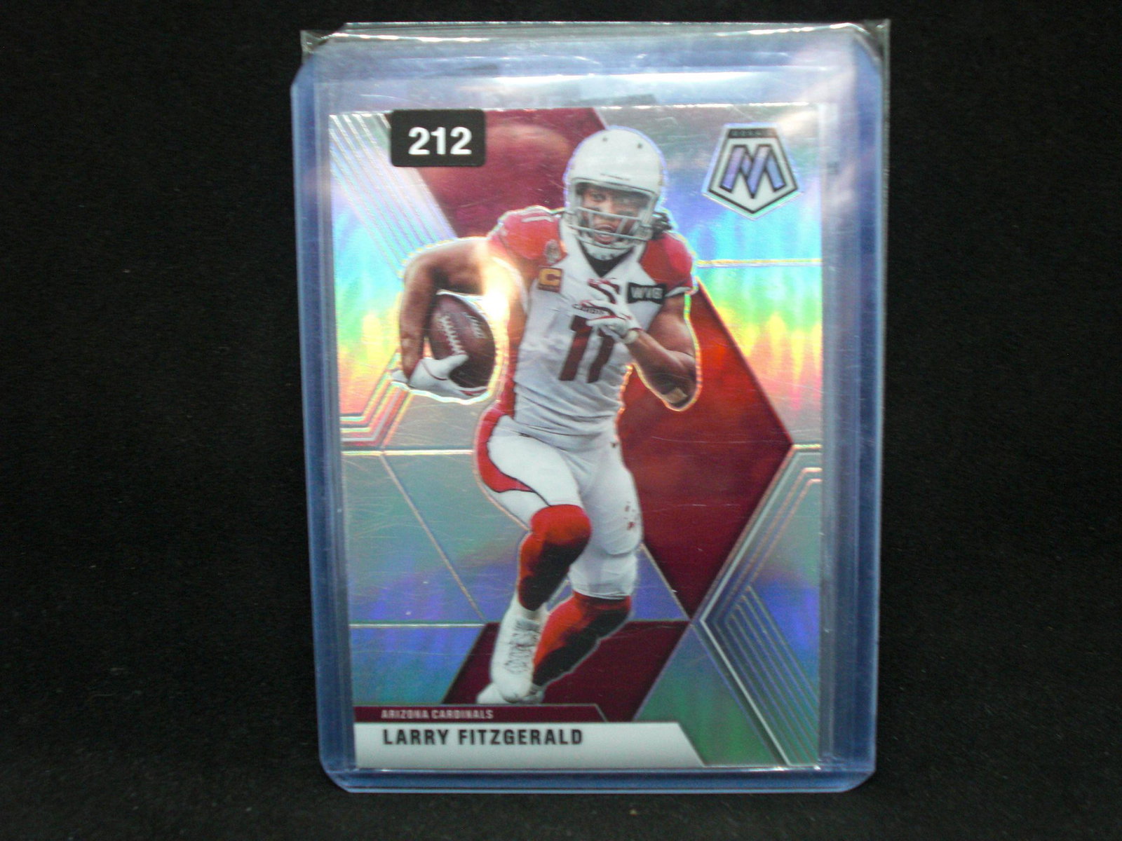 larry fitzgeralkd silver mosaic: in top loader