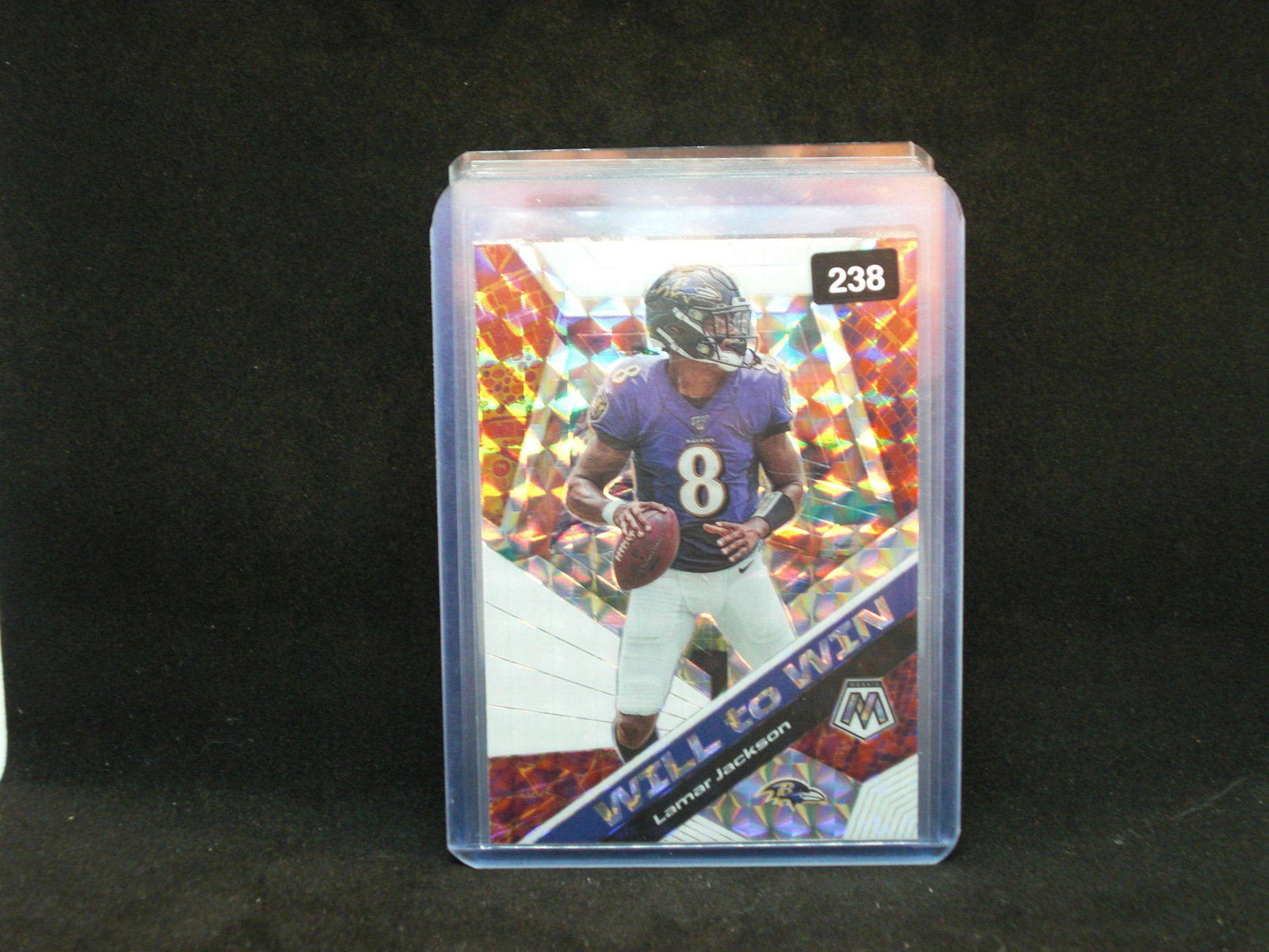 Lamar Jackson silver mosaic will to win (1 of 1)