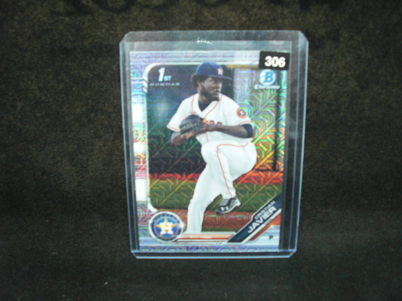 Christian Javier first Bowman mojo refractor (1 of 1)
