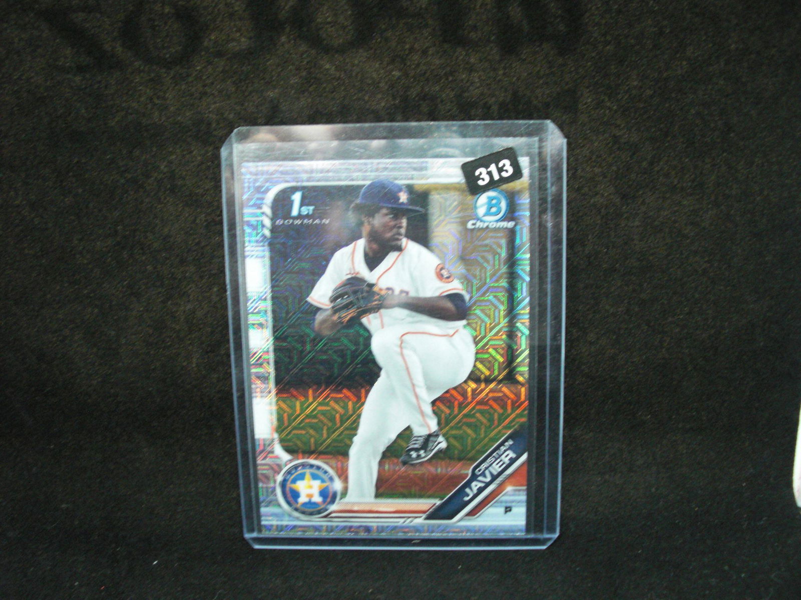 Christian Javier first Bowman mojo refractor (1 of 1)