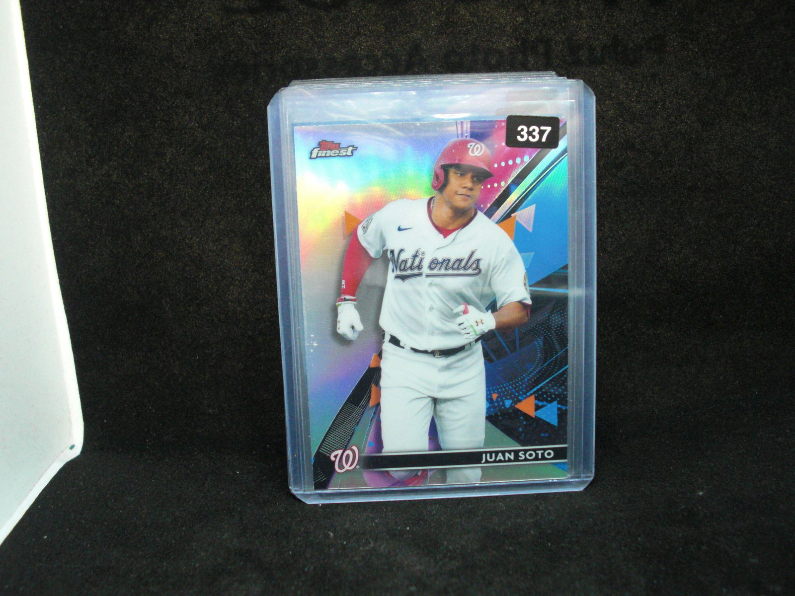 Juan Soto Topps finest refractor (1 of 1)