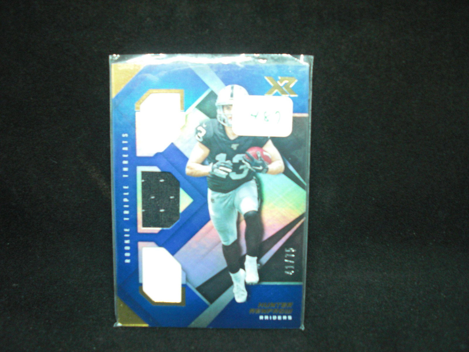 hunter renfrow triple patch 41/75 (1 of 1)