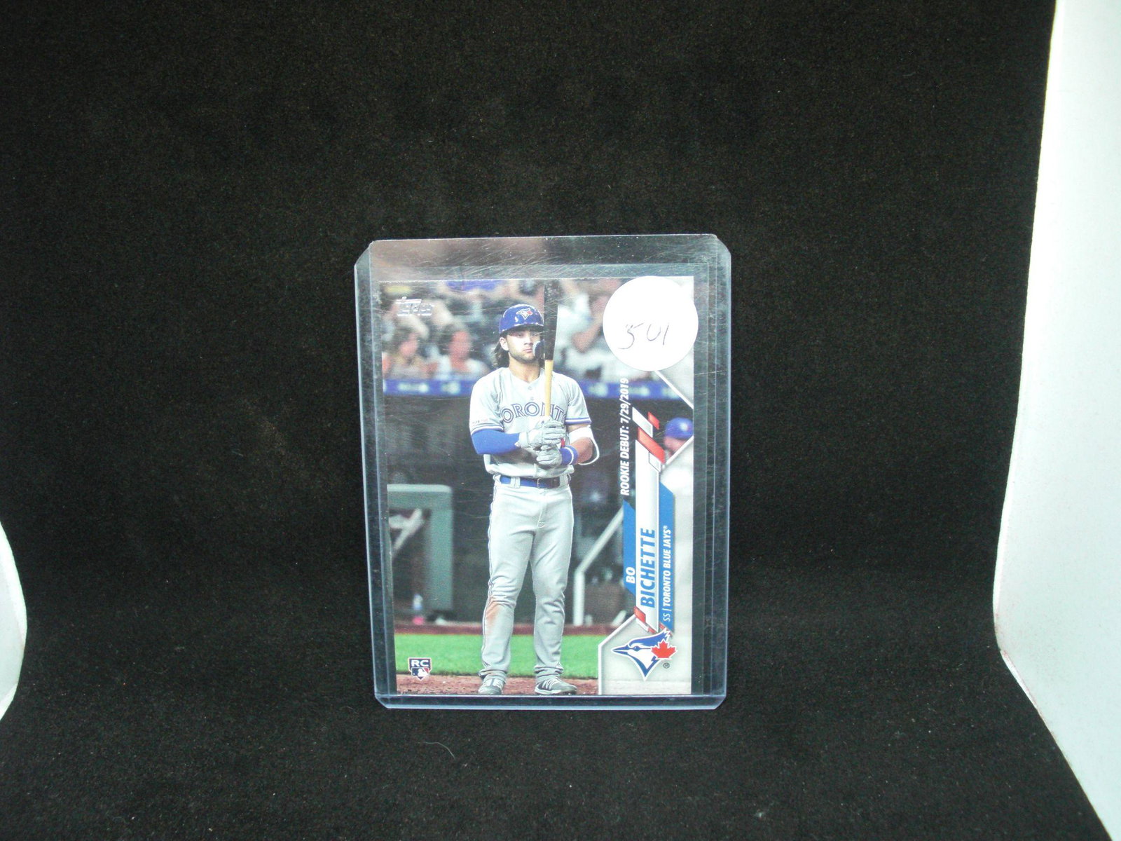 Bo bichette Toronto Blue Jays rookie marinelli was the: in top loader